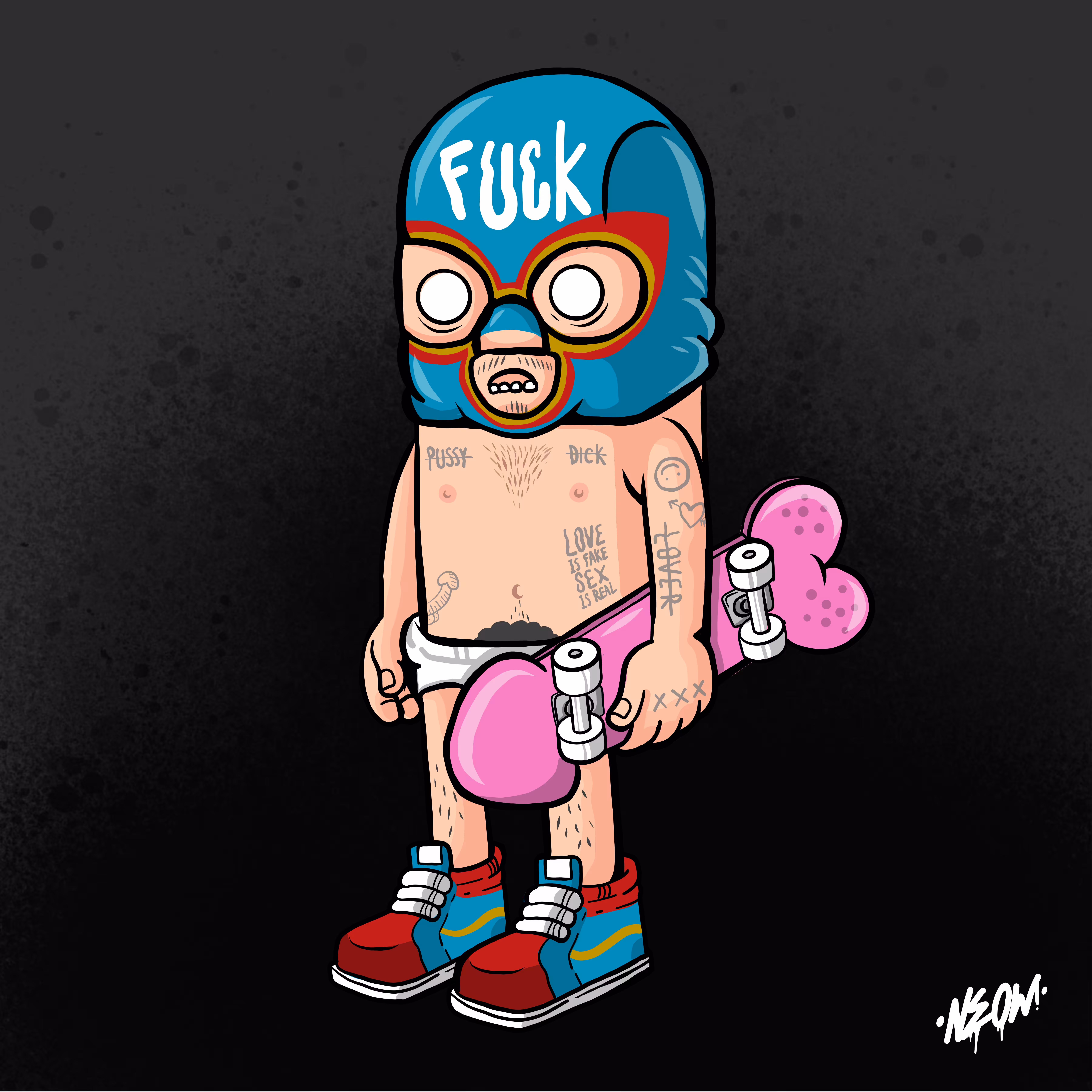 DICK HEAD SKATER