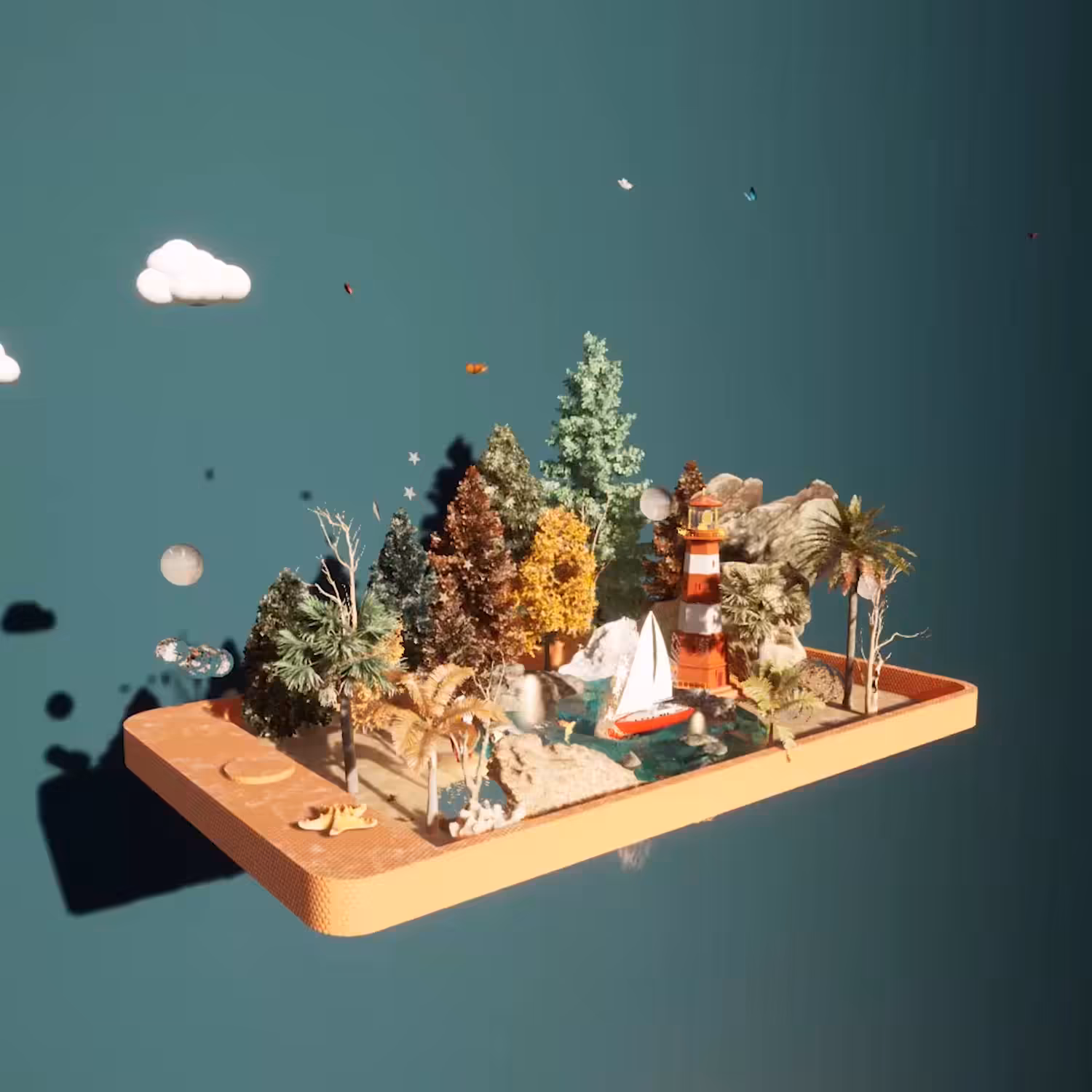 Beach Garden on your Phone