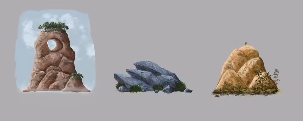 3 Rocks