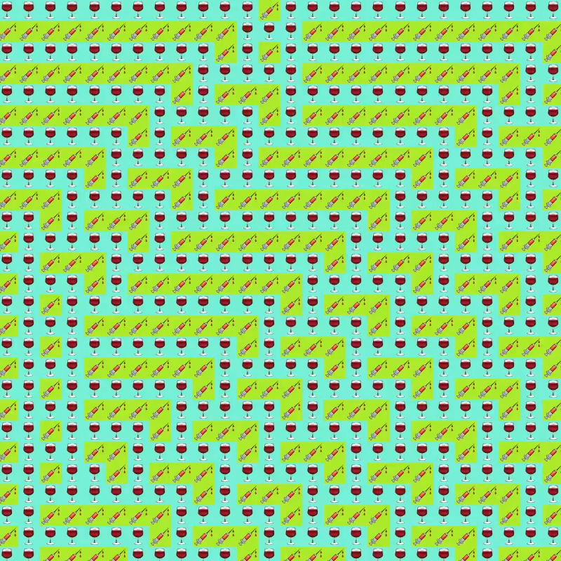 Elementary Cellular Emoji Automata #97
