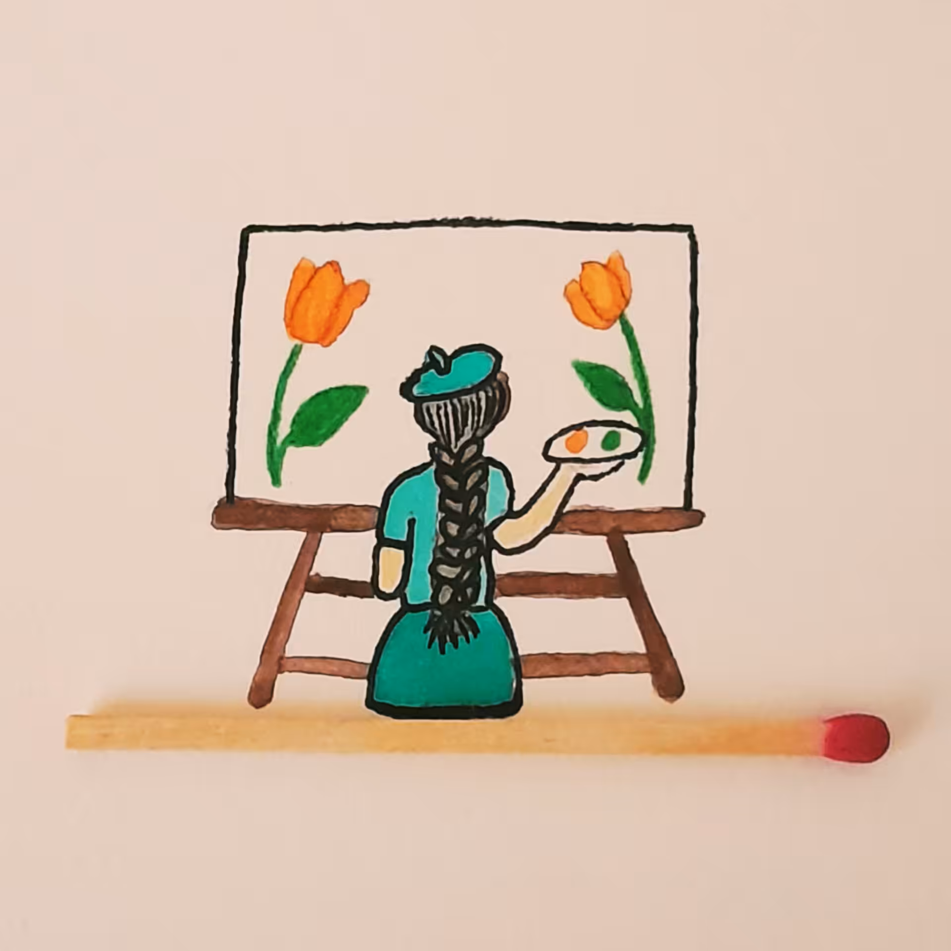 Painter's girl 2