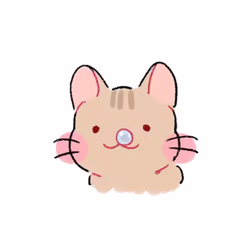 nose bubble cat