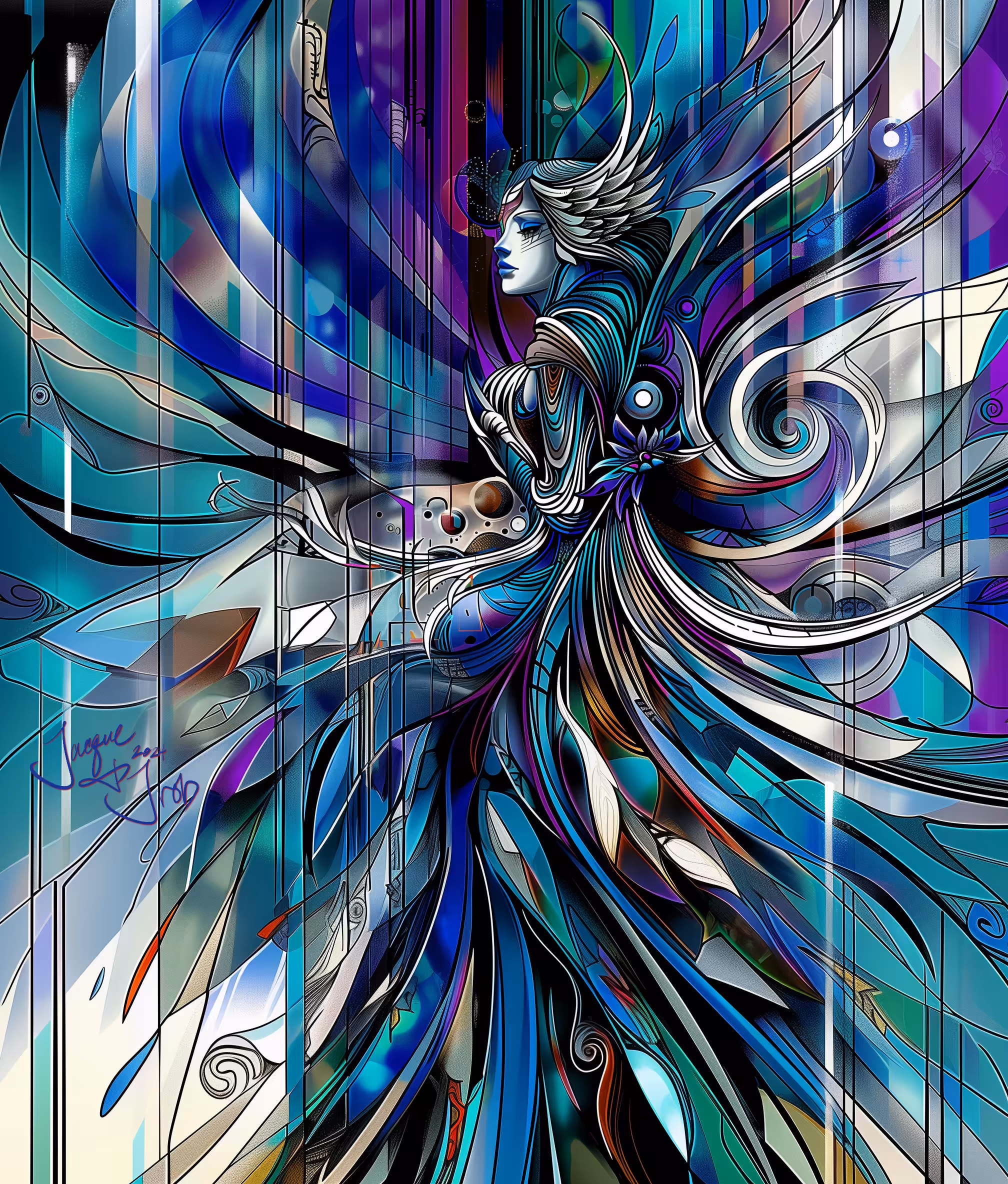 Bouncing Lights: Fractal Beauty