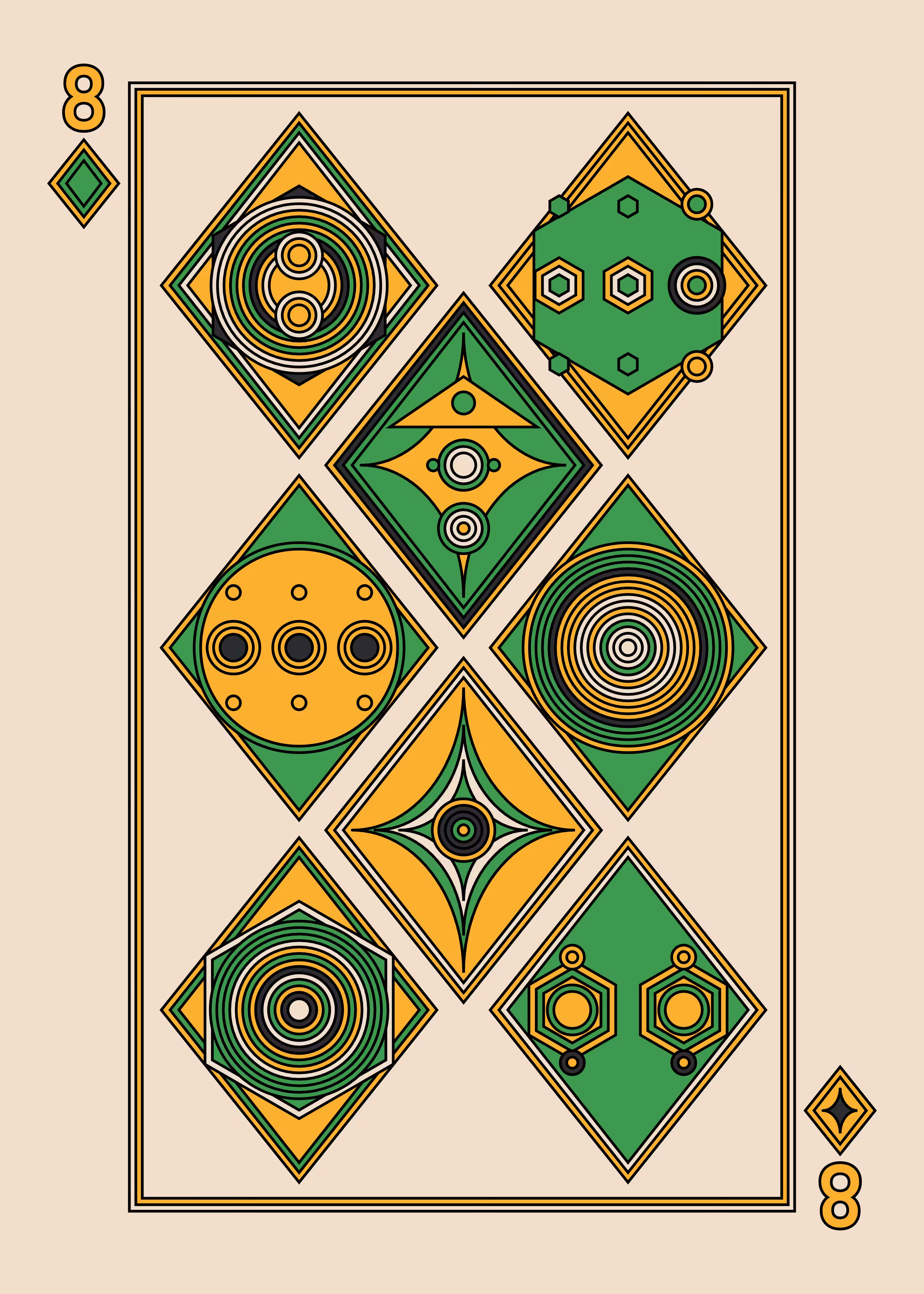 Eight of Diamonds Light