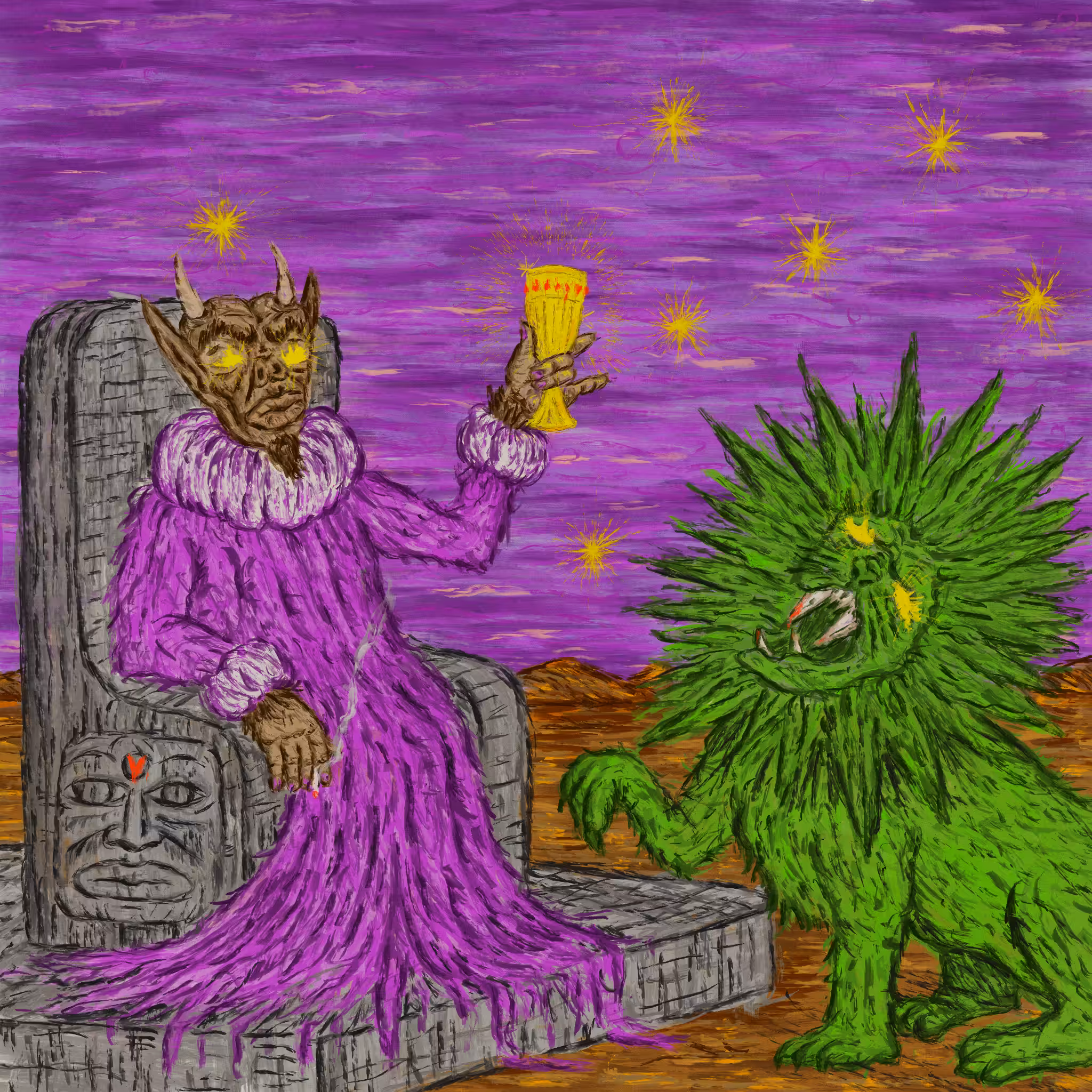 MORLACOS Y EL LEON
