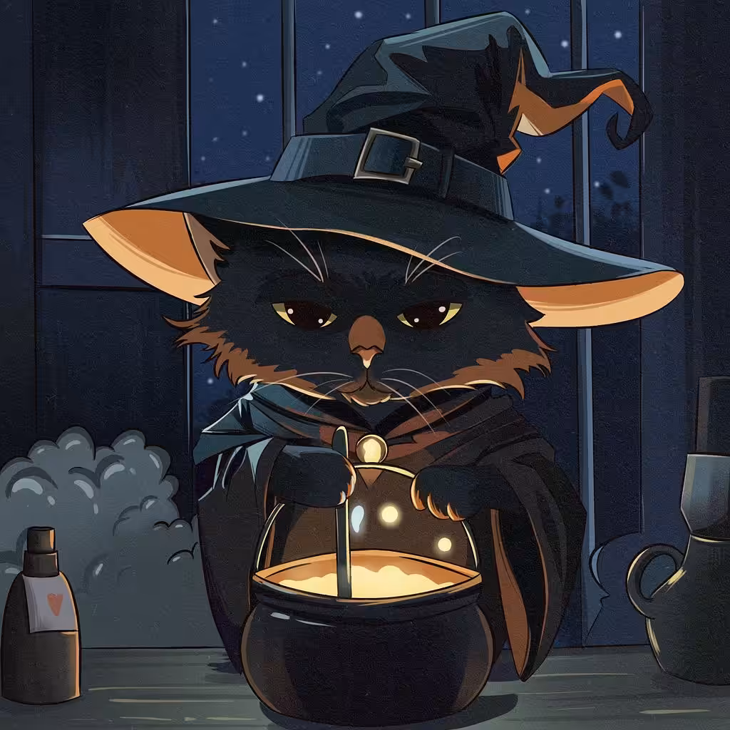 cat house: Magic potion