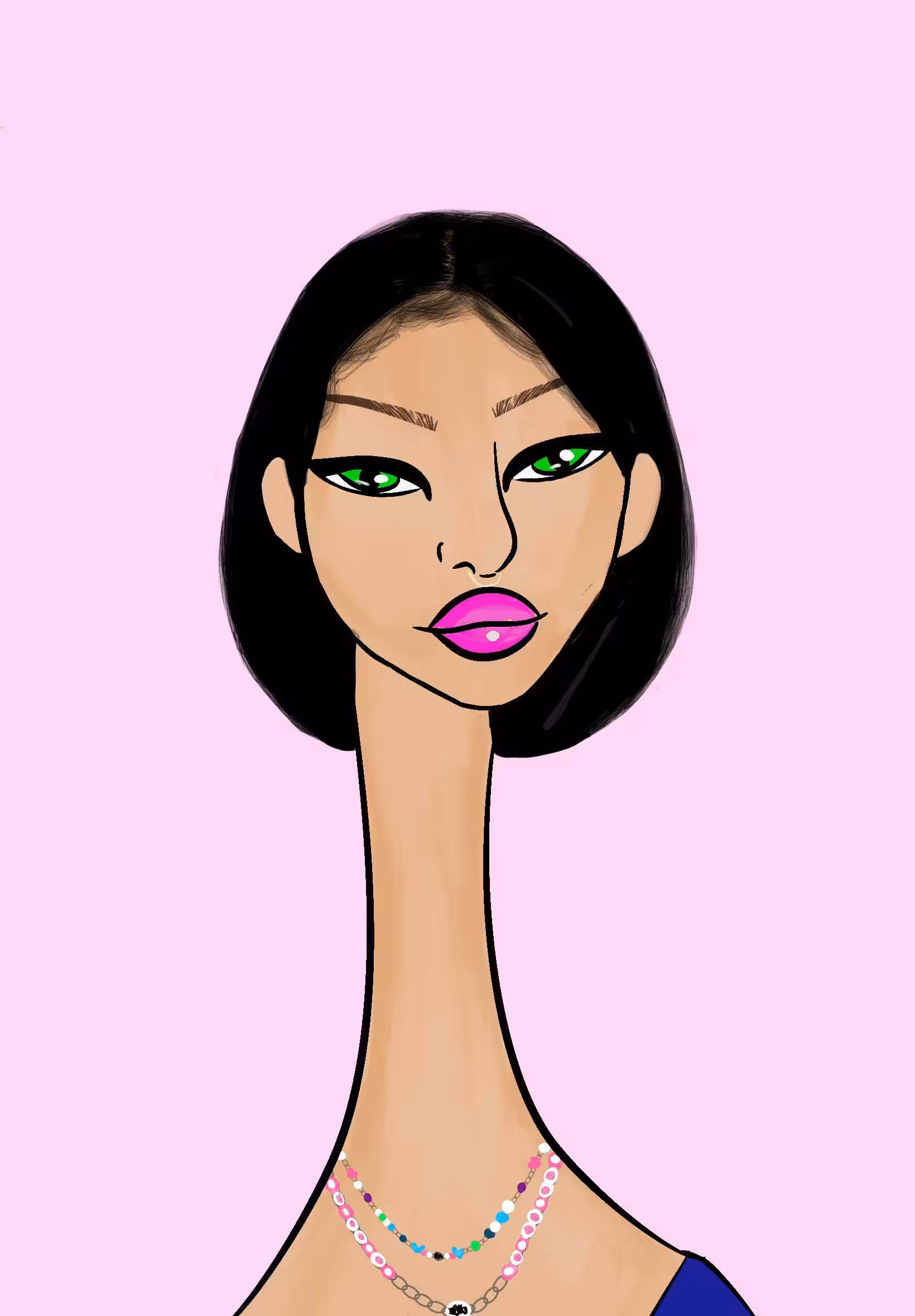 Long Neckie Ladies: Long Neckie Lady #2139