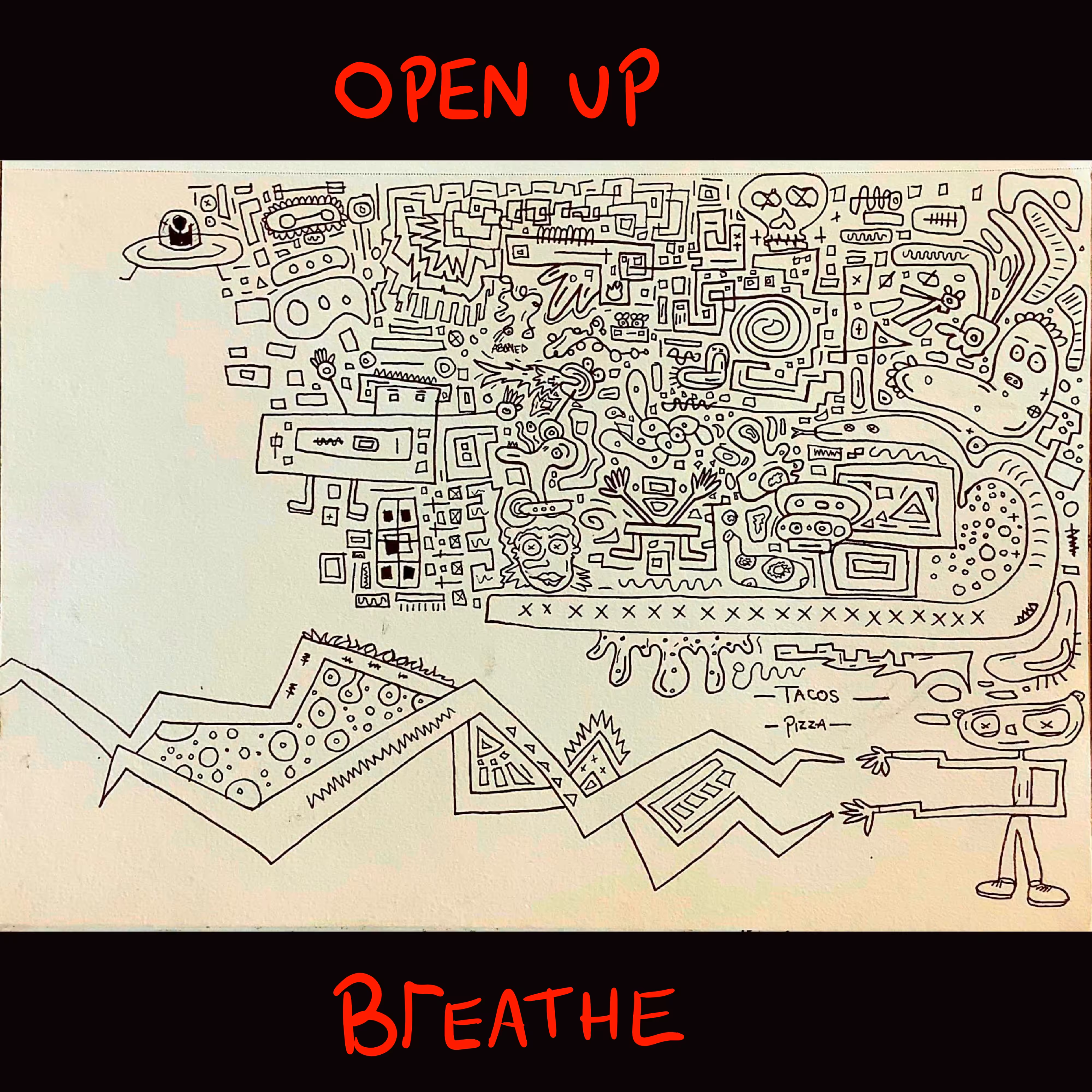 open up