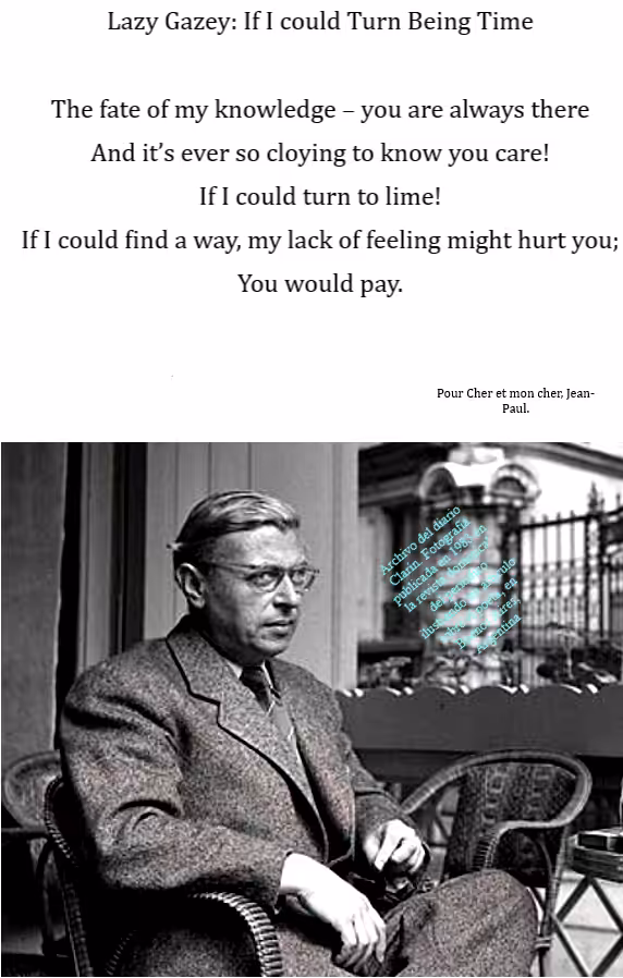 Lazy Gazey: If I could Turn Being Time