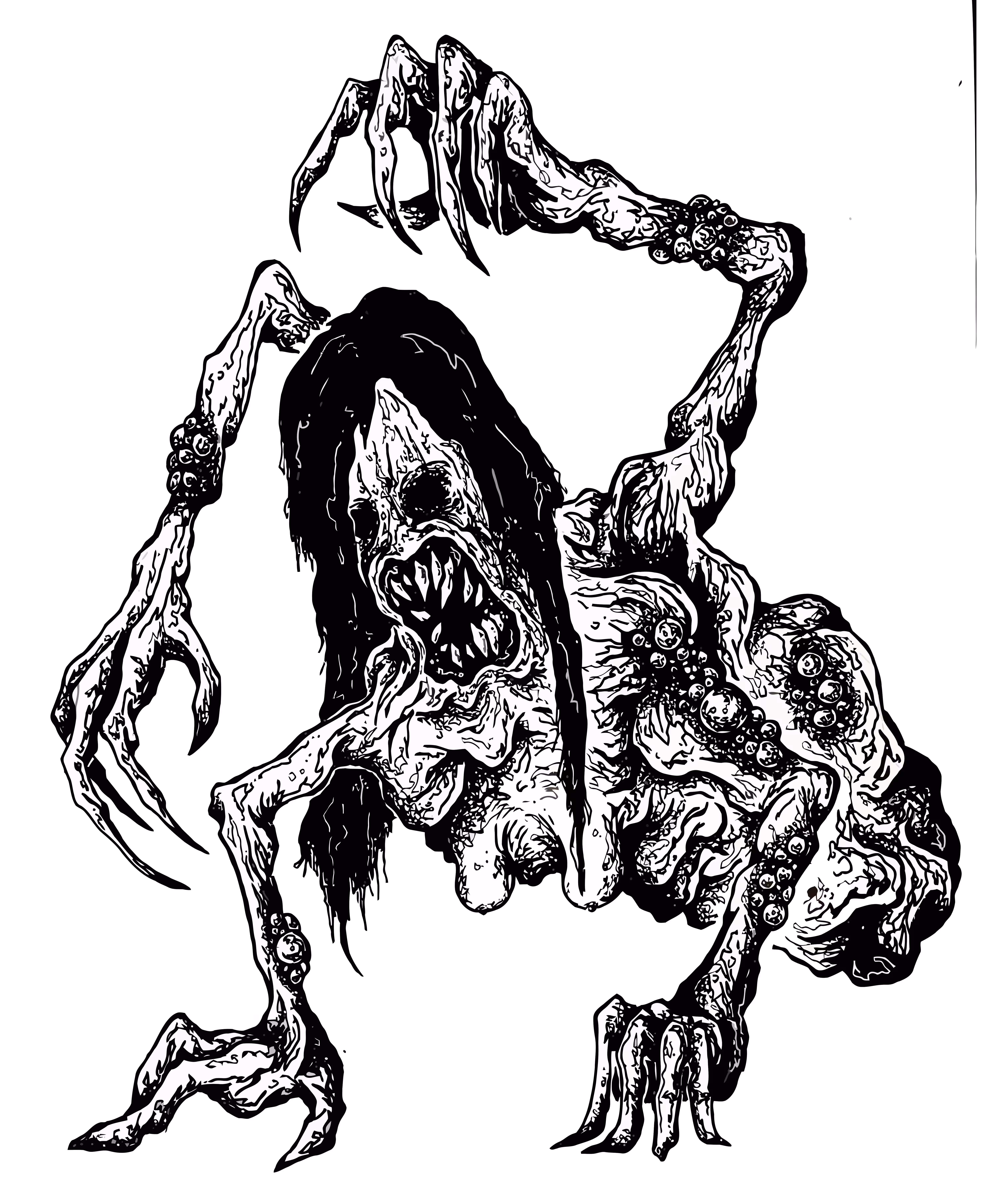 radiation effect female monster