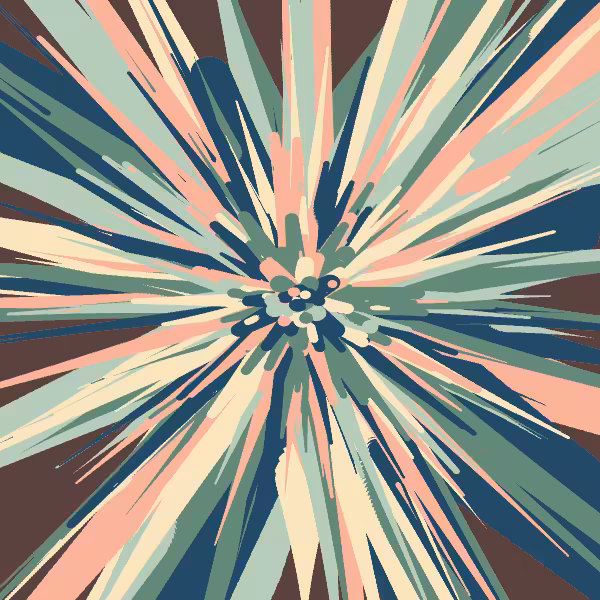 drip flower painting #25