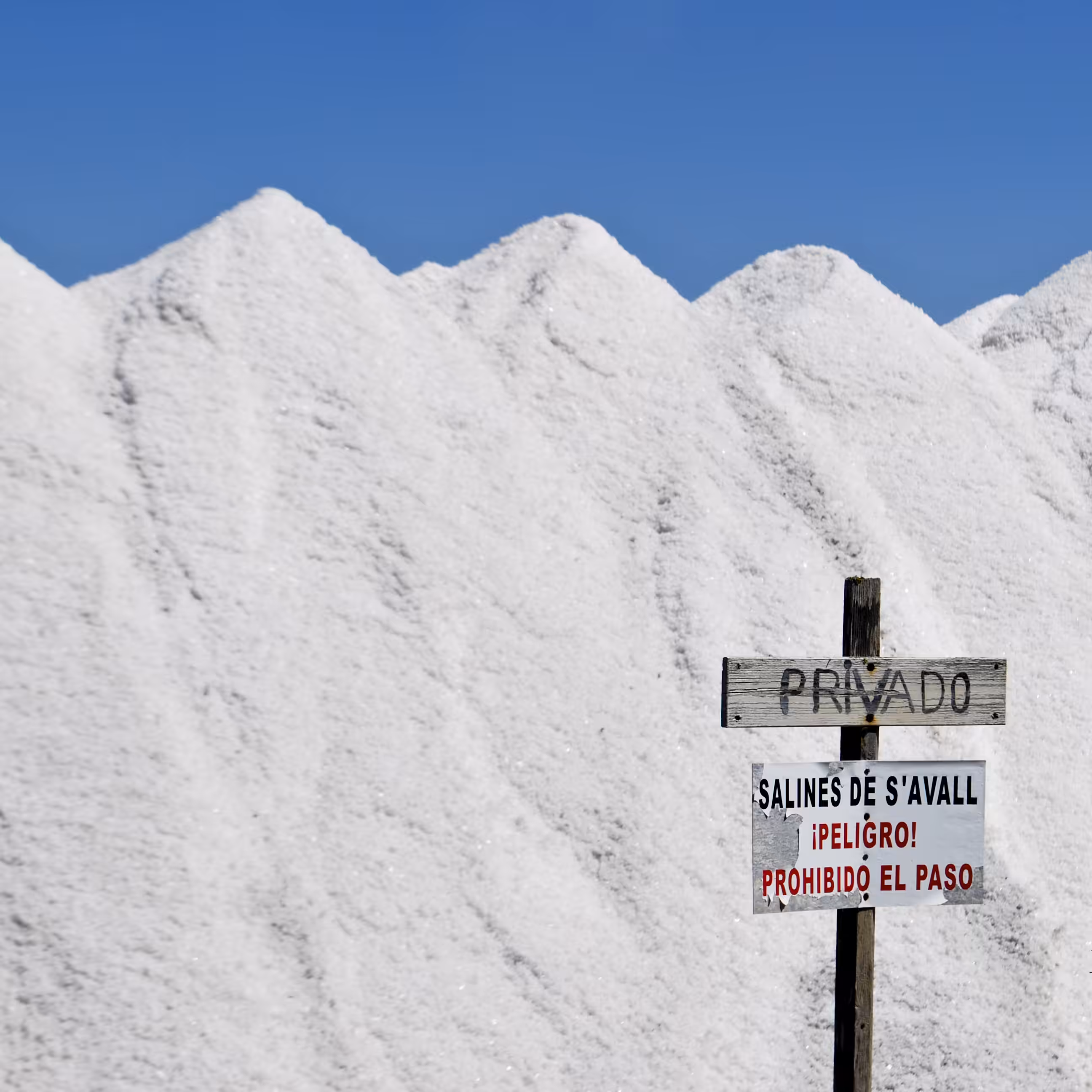 Salt mountains