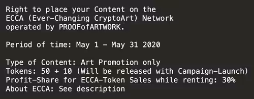 ECCA-Network 05/2020