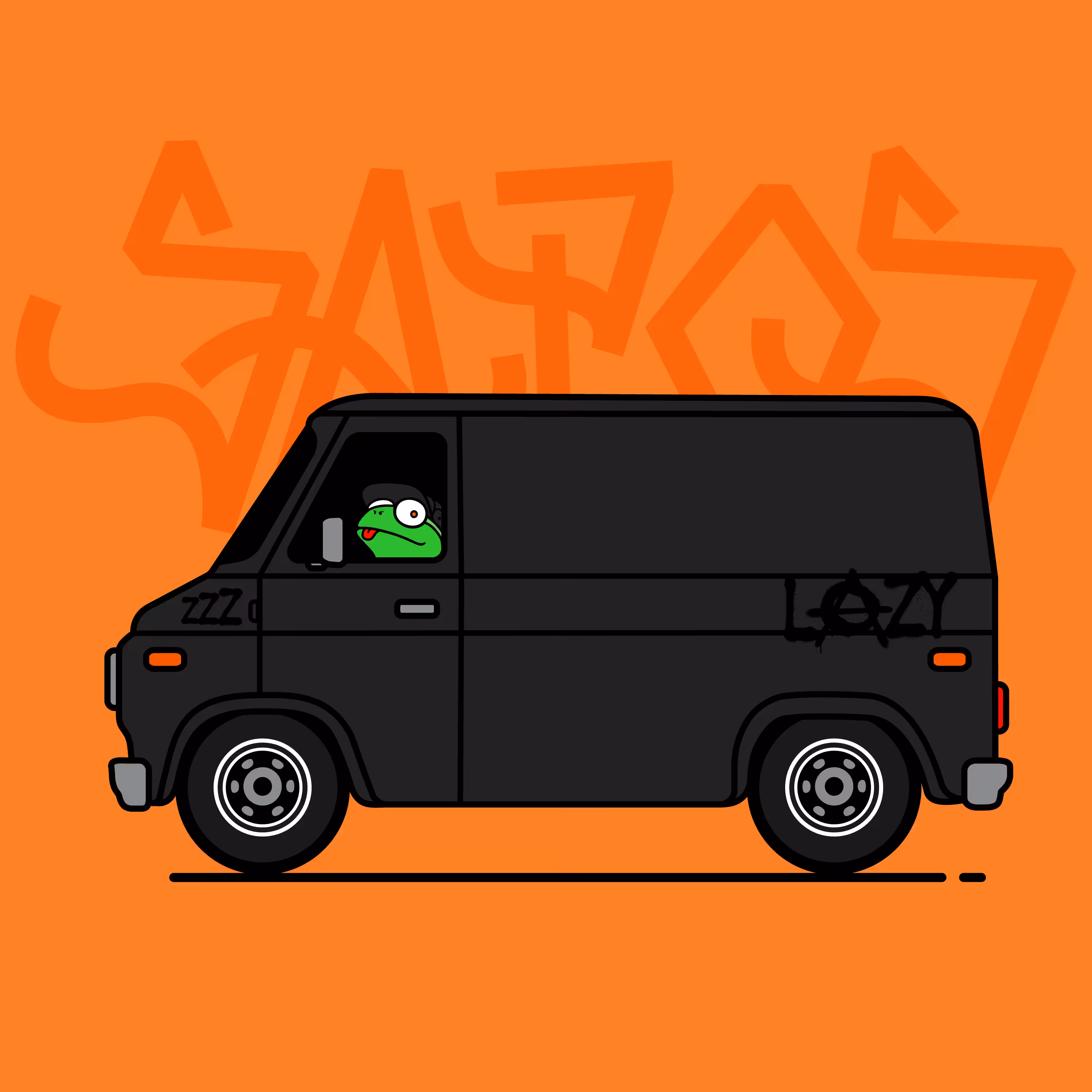 Lazy Frogs On The Road #116
