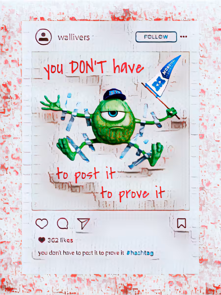 You Don't Have to Post it to Prove it