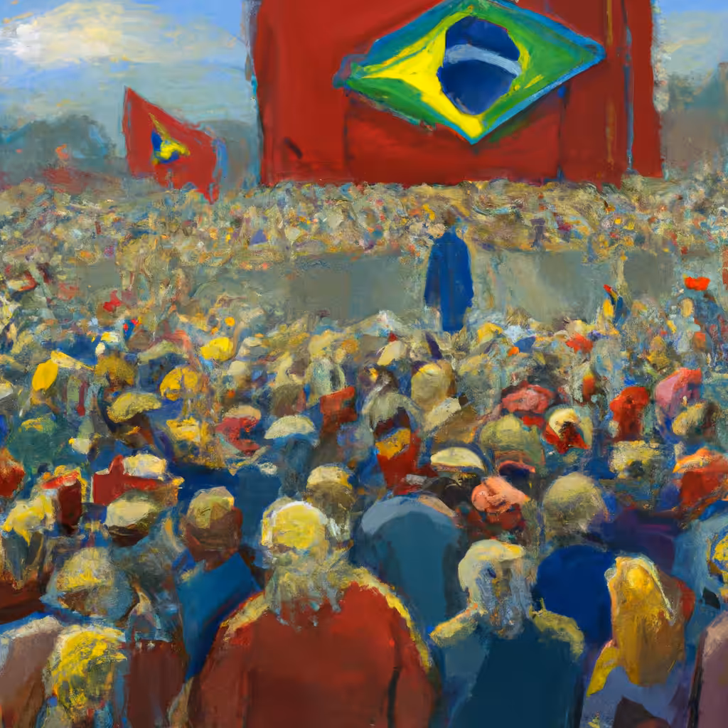 “Olê, olê, olê, olá, Lula, Lula!”