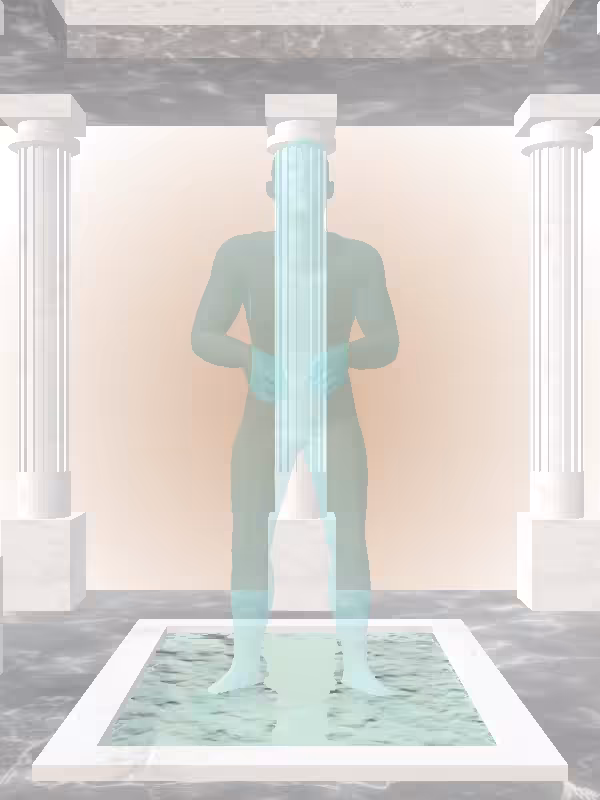 The Fading Fragmented Old Minty Green Man #2043