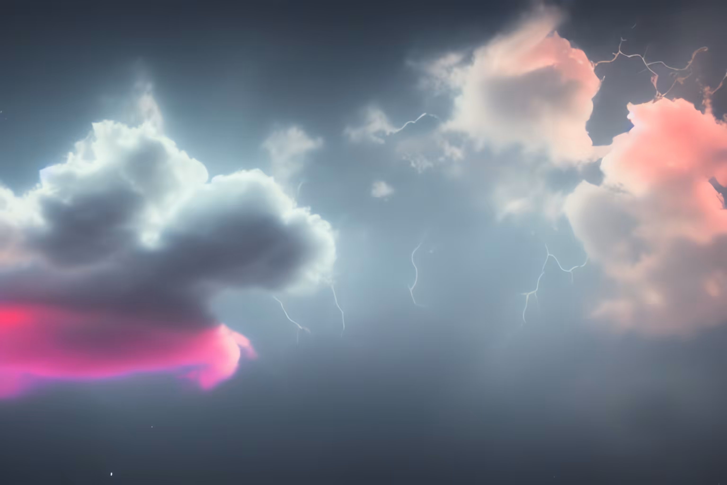 #2 Meta-Thunderstorm || ☁︎ ⚡️ ⛈ 🔥 💧 || Wind and rain, thunder and lightning
