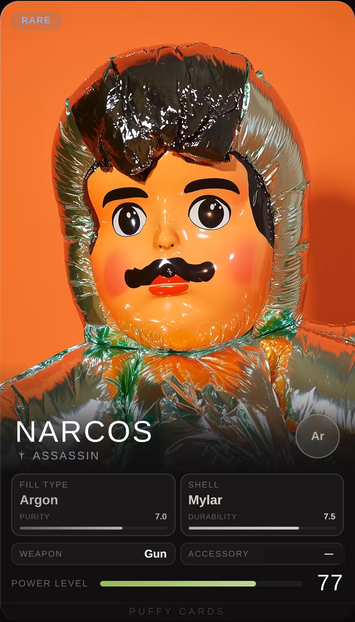 Puffy Cards: Narcos