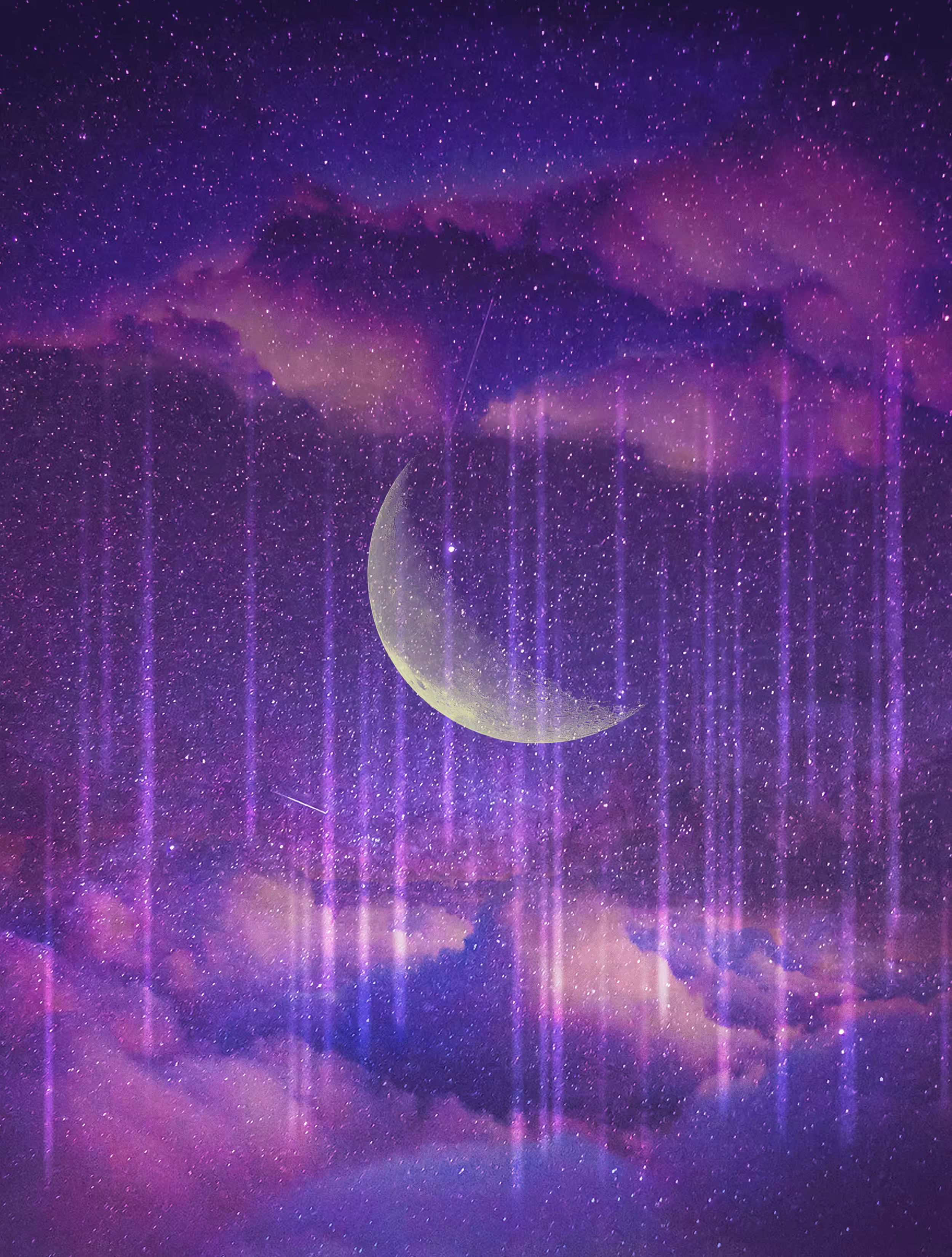 [Color Collage] #18 Rain Moon