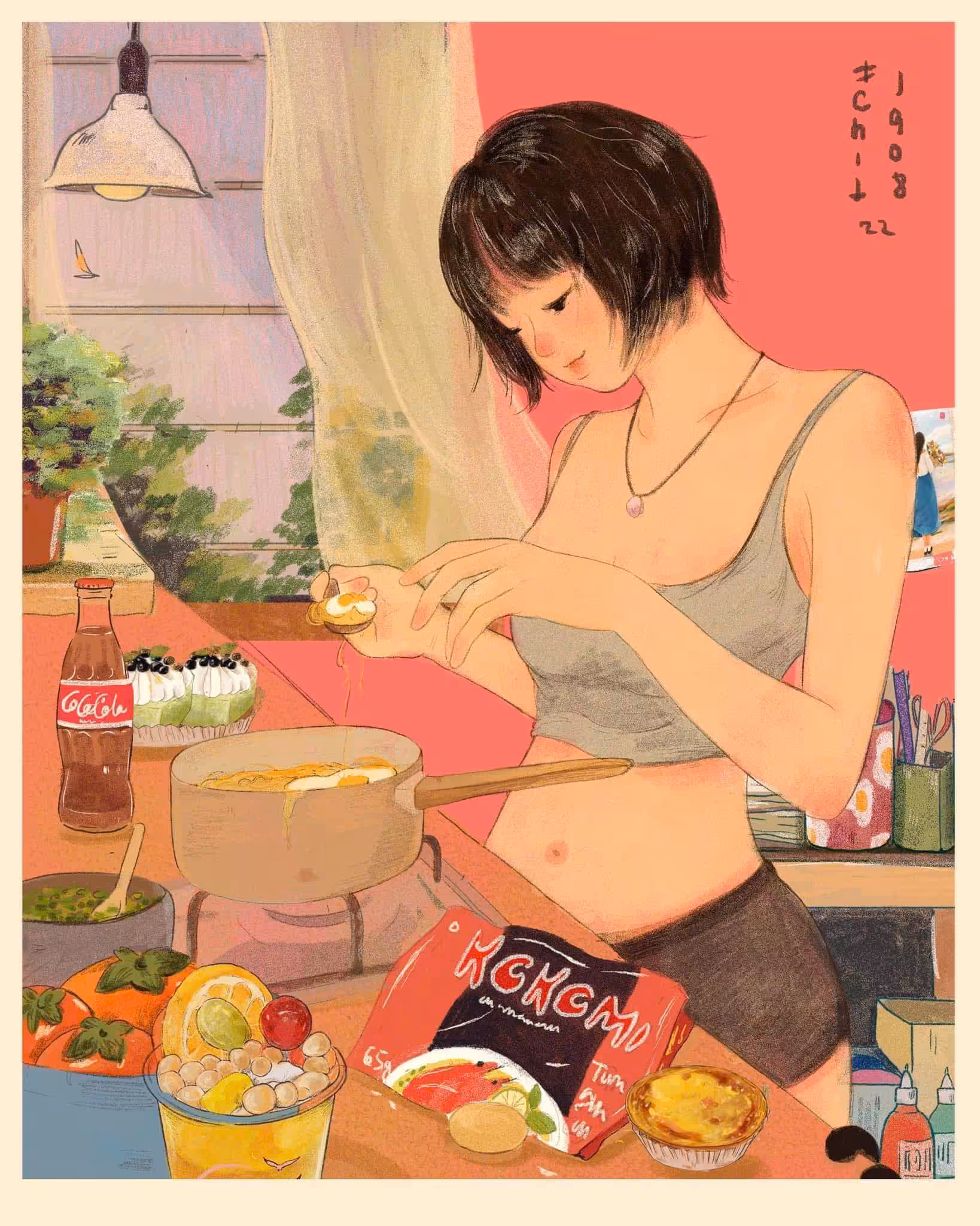 Instant noodles, instant happiness