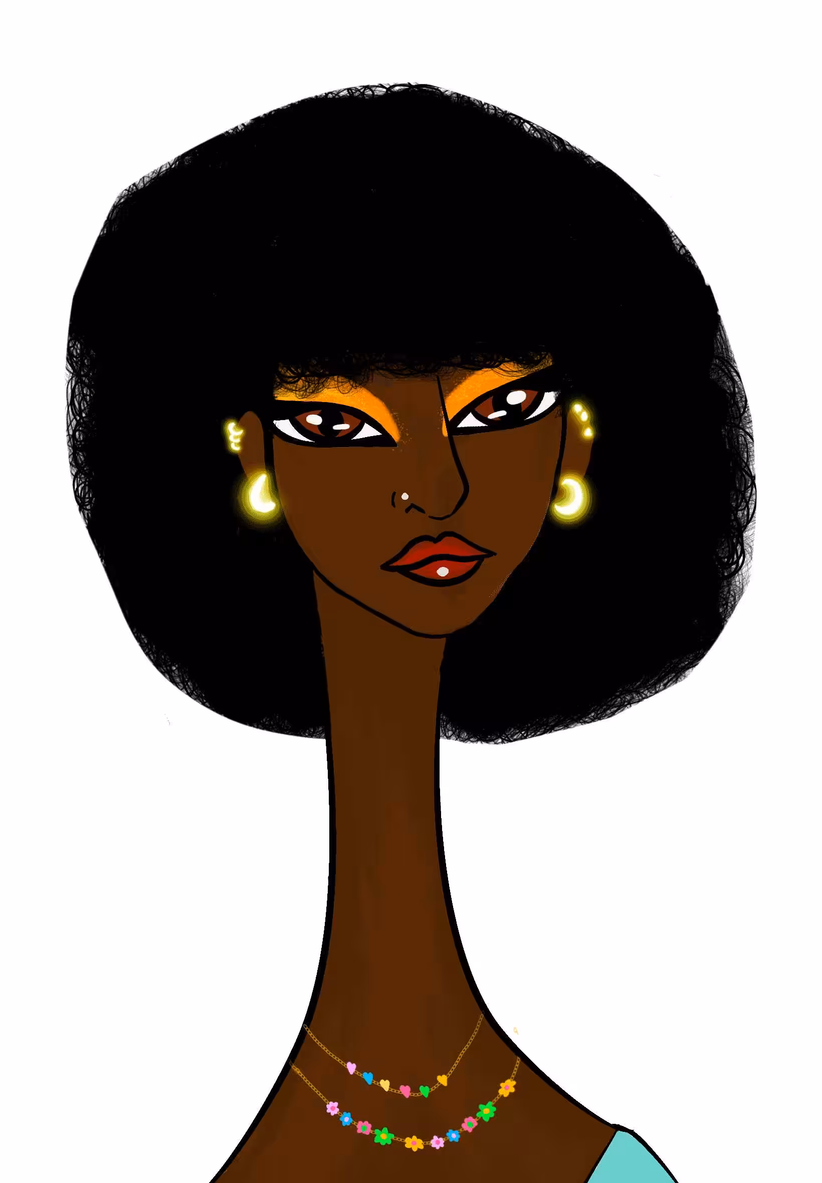 Long Neckie Ladies: Long Neckie Lady #2405