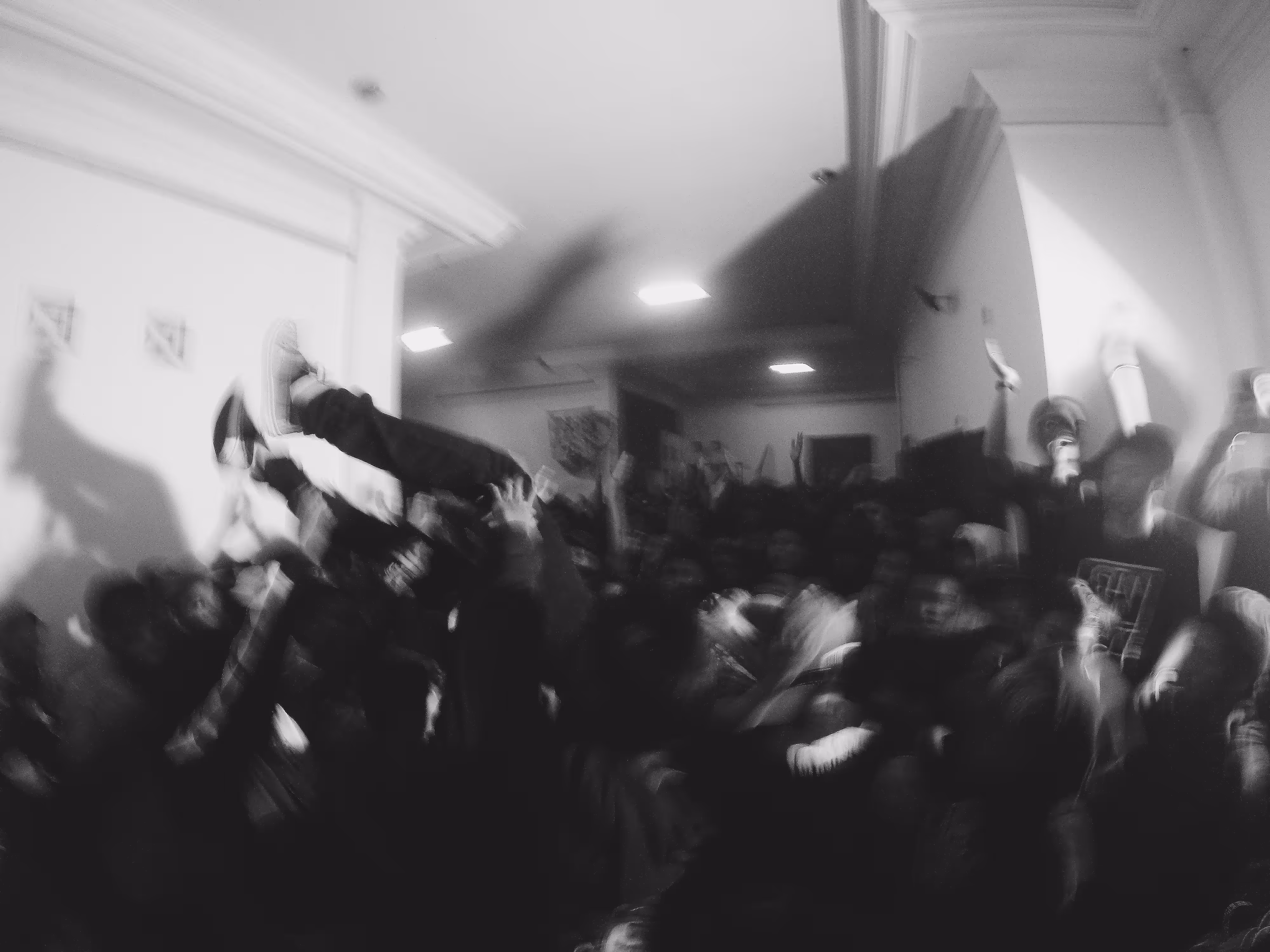 On the crowd