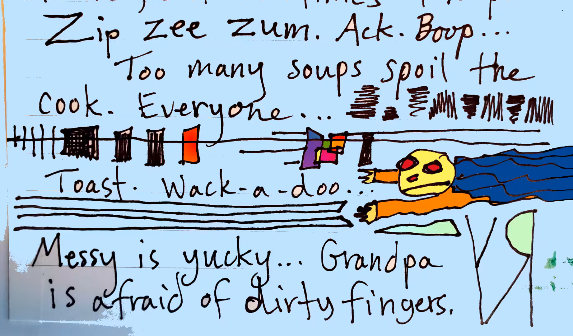 "Afraid of Dirty Fingers" by Richard F. Yates (Holy Fool)
