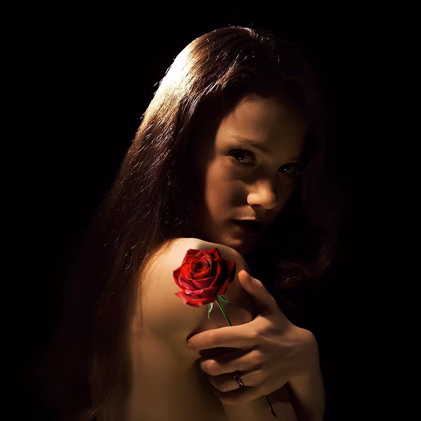 Red on Bare Skin