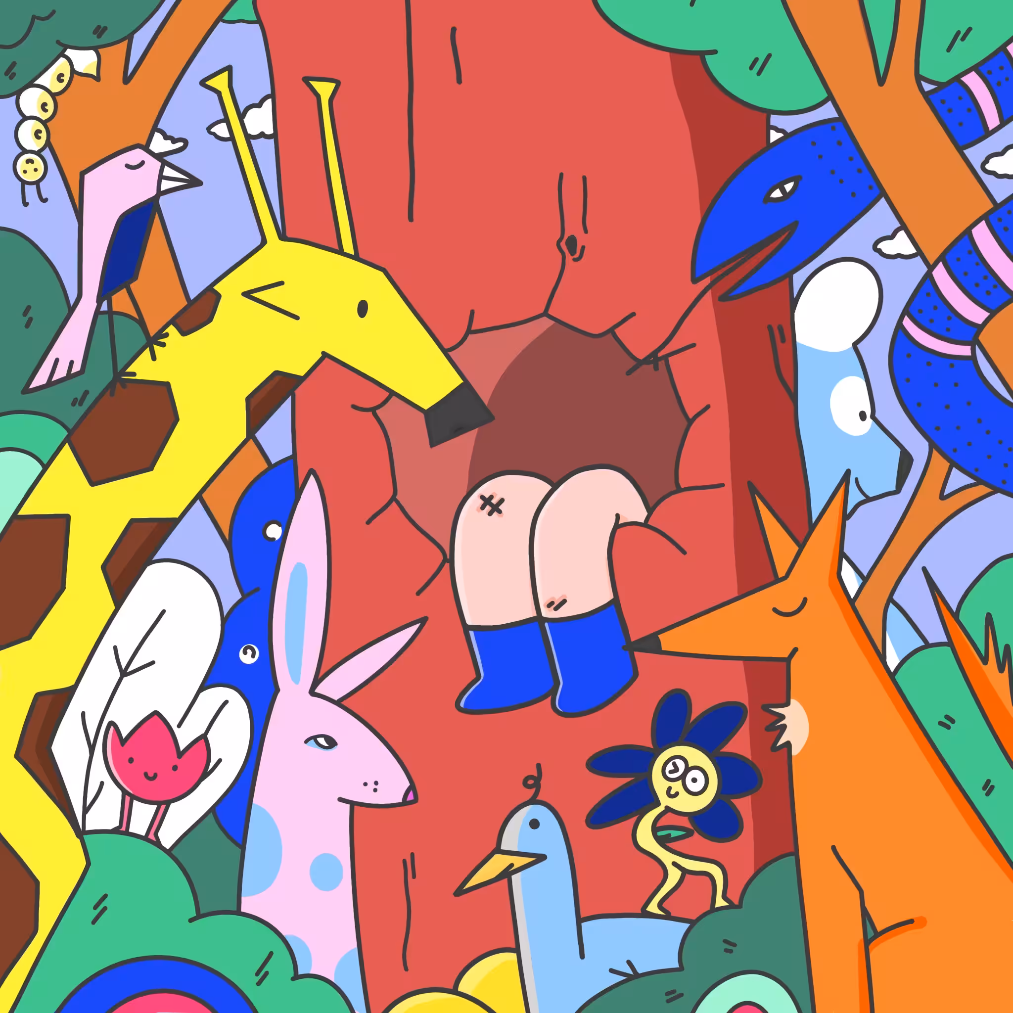 One Day in the woods