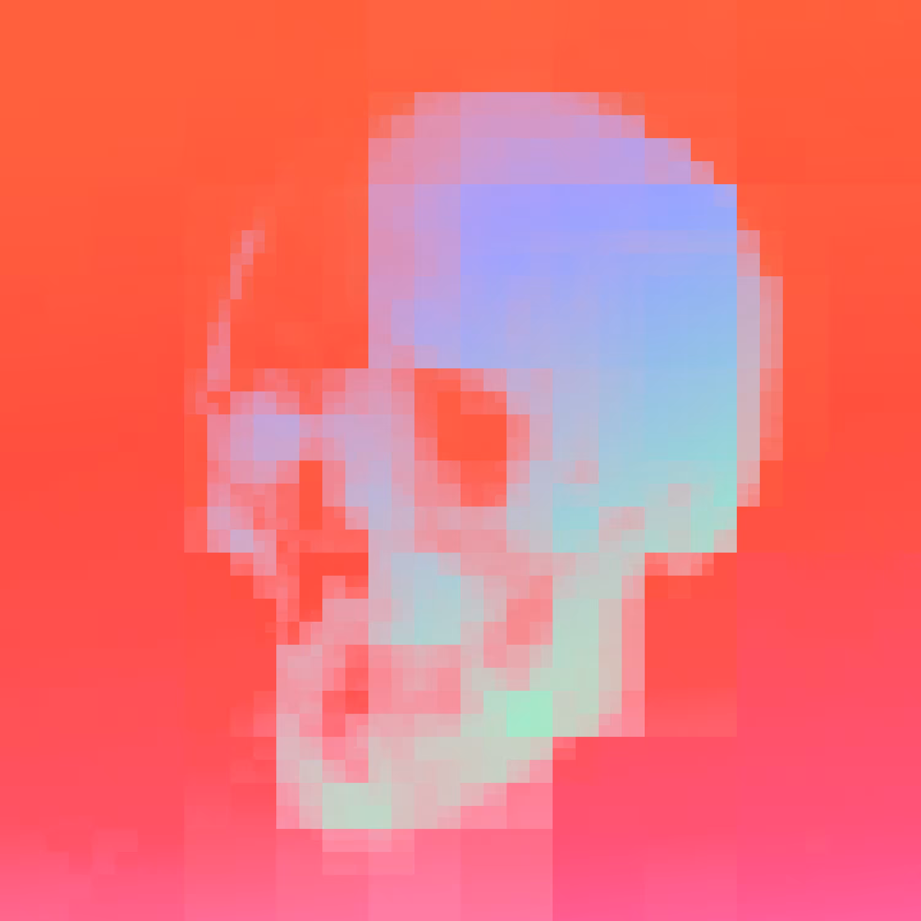 Pixel Skull Vanitas 24
