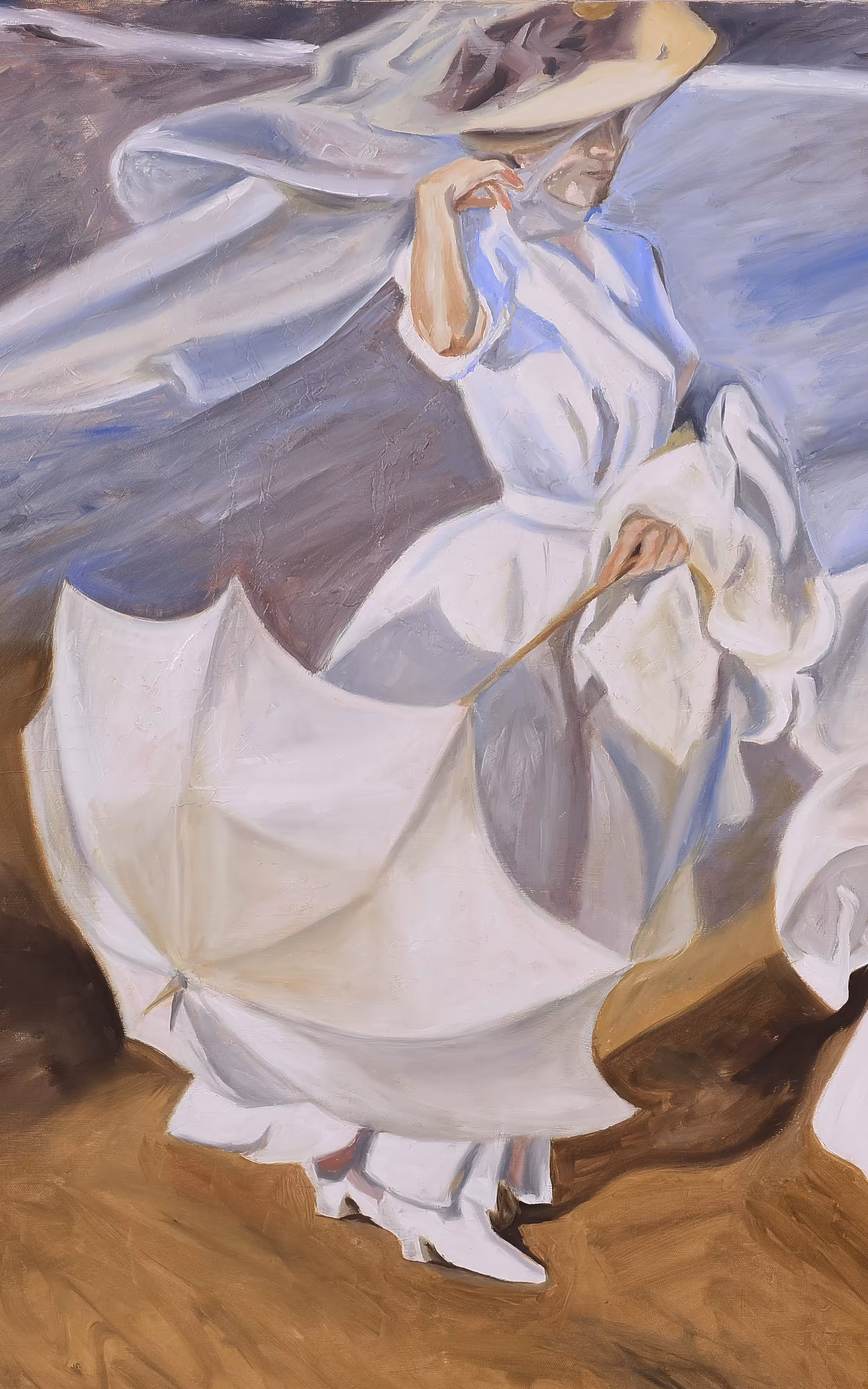 Passeando à beira-mar (Detail)