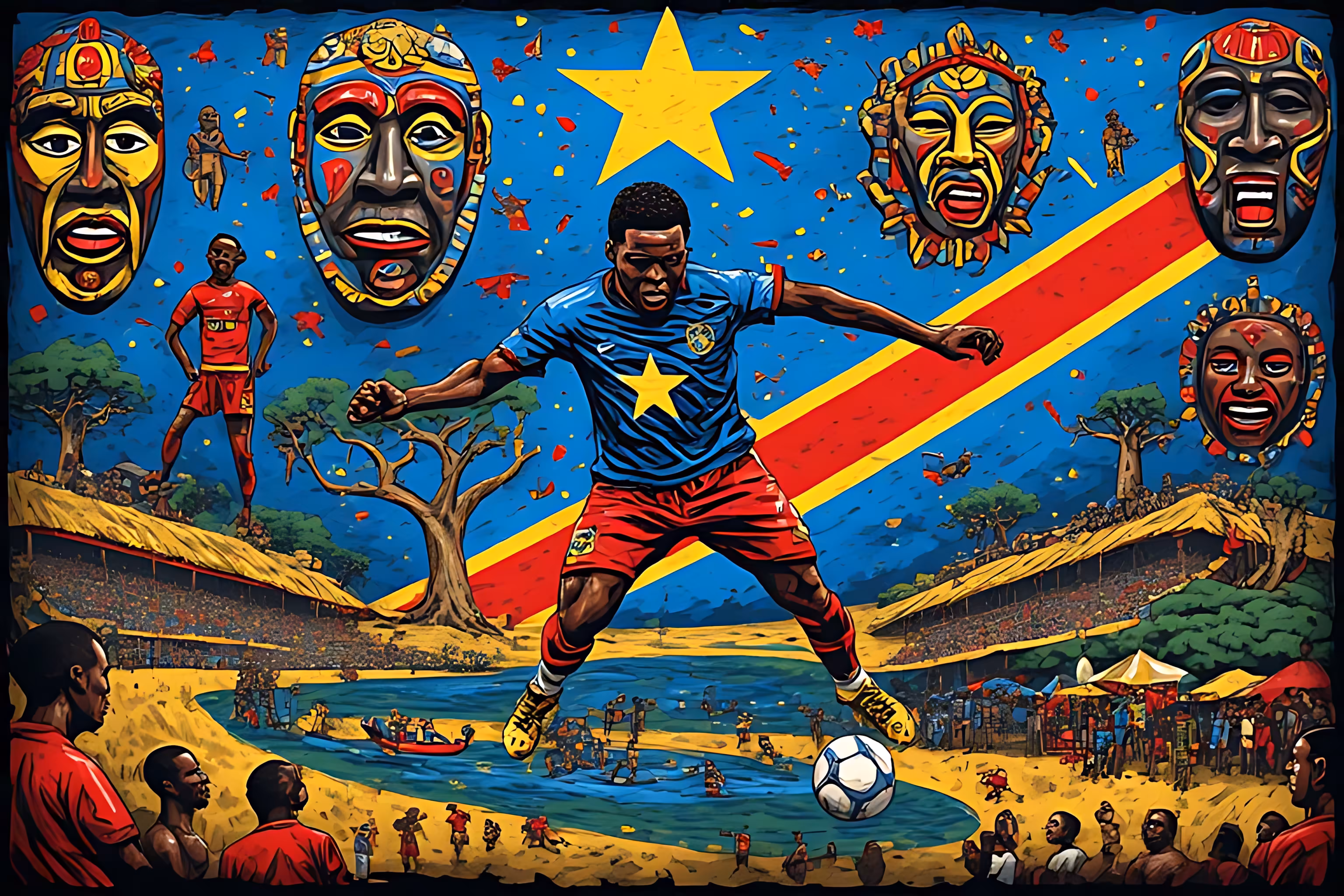 2026 WORLD CUP: 48 NATIONS | NFT COLLECTION: Congo Léopards - The Soul of Congolese Football