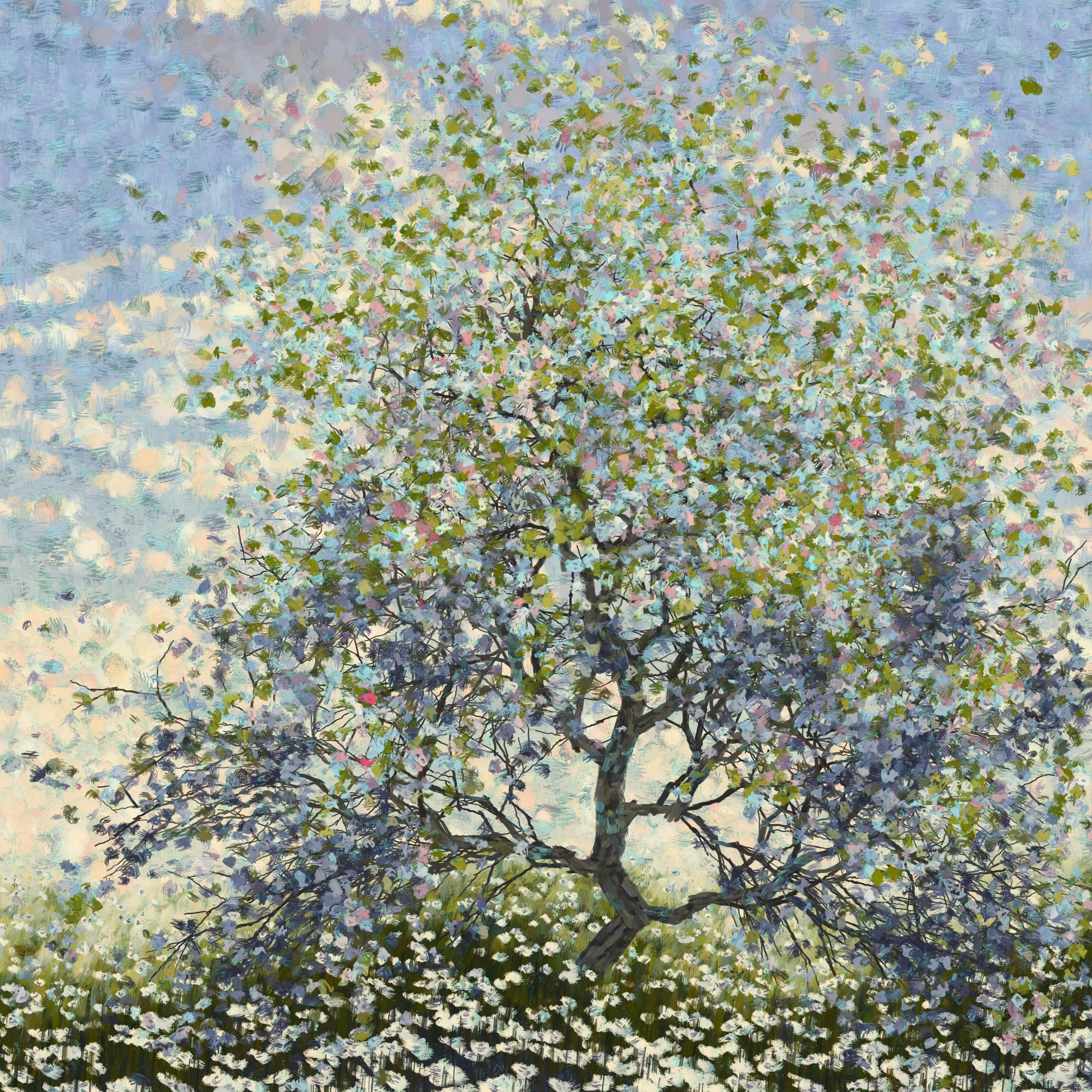 Rodeo posts: Tree in late spring