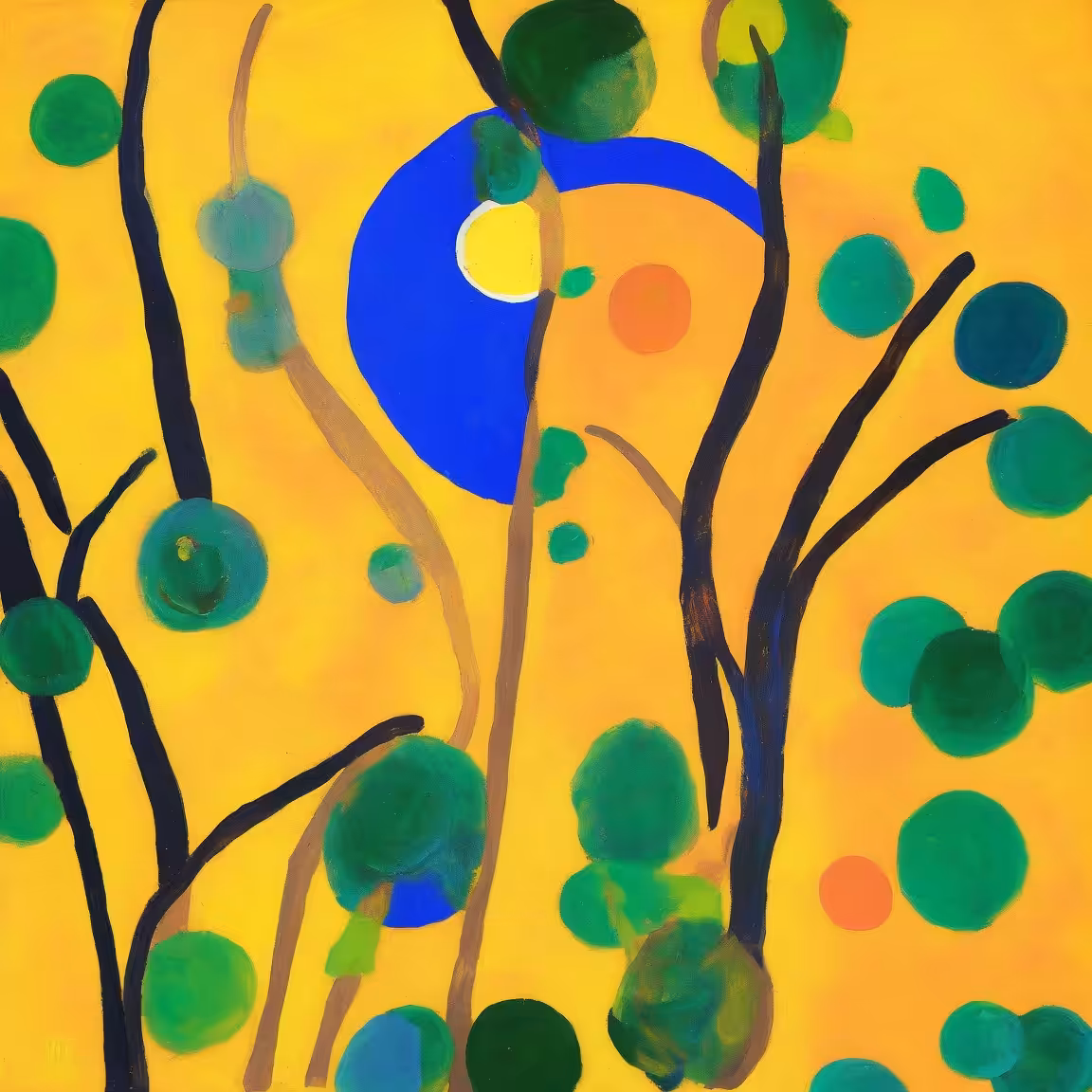 Elemental effortless study of semi-abstract natural landscapes #22