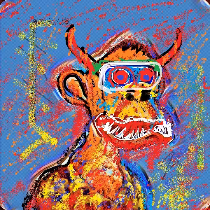 Cute Basquiat Mutant Apes #5