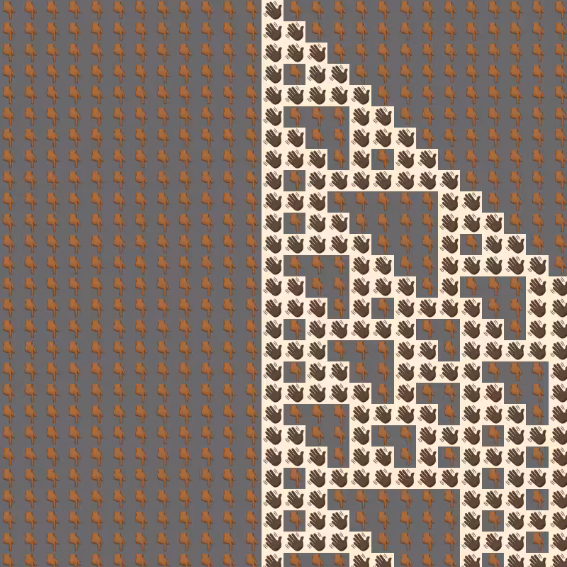 Elementary Cellular Emoji Automata #209