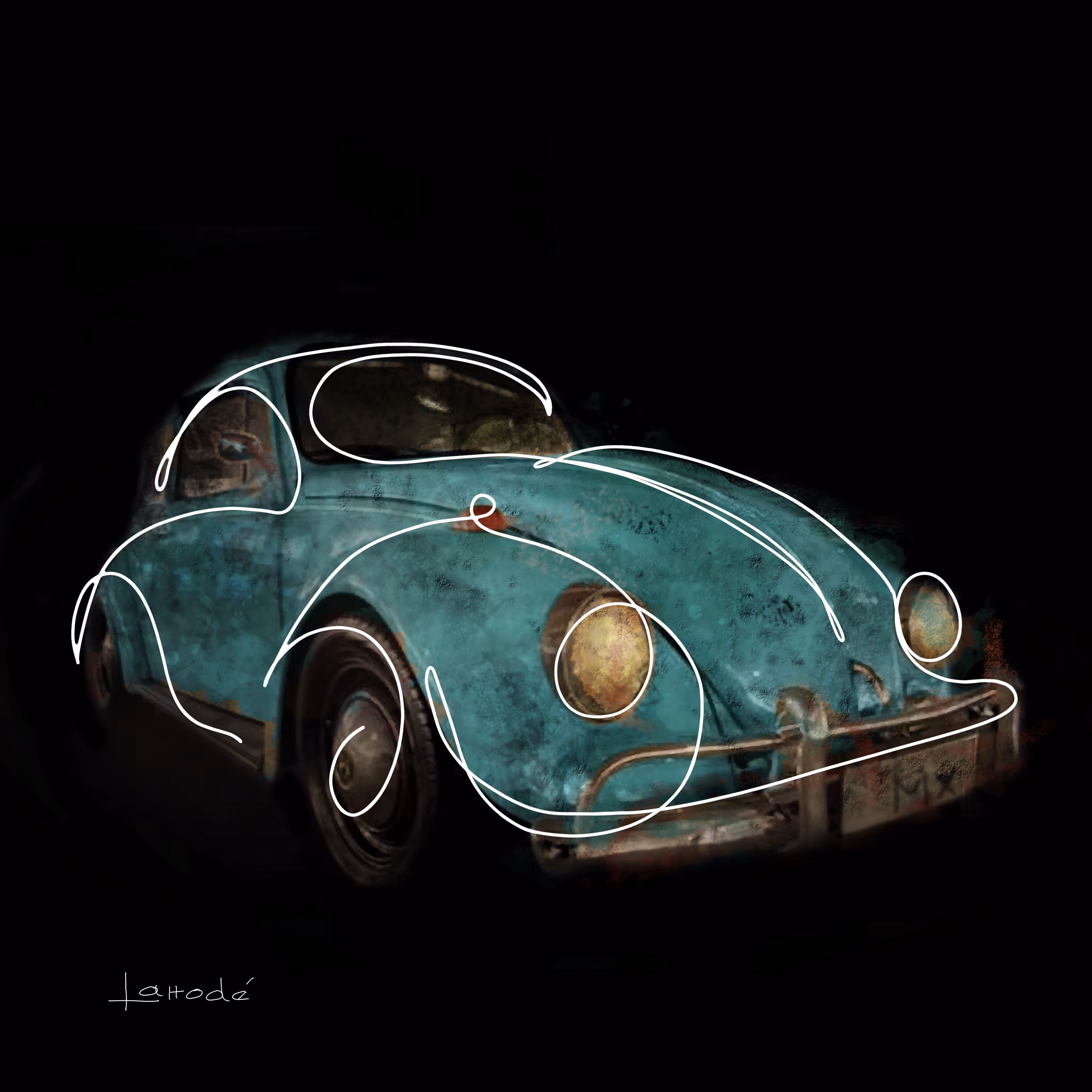 Turquoise Vocho- Vocho Lindo y Querido #7
