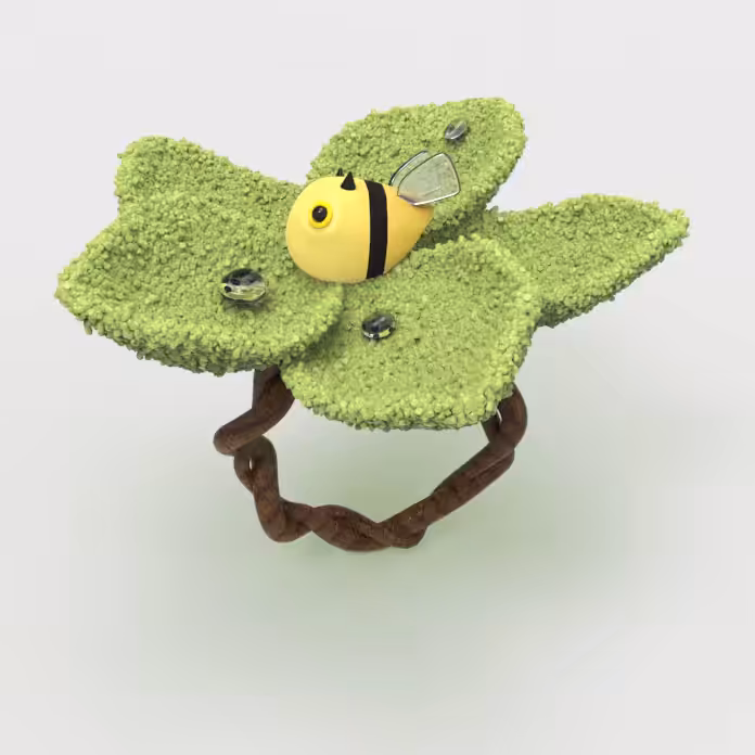 Plant figure Ring