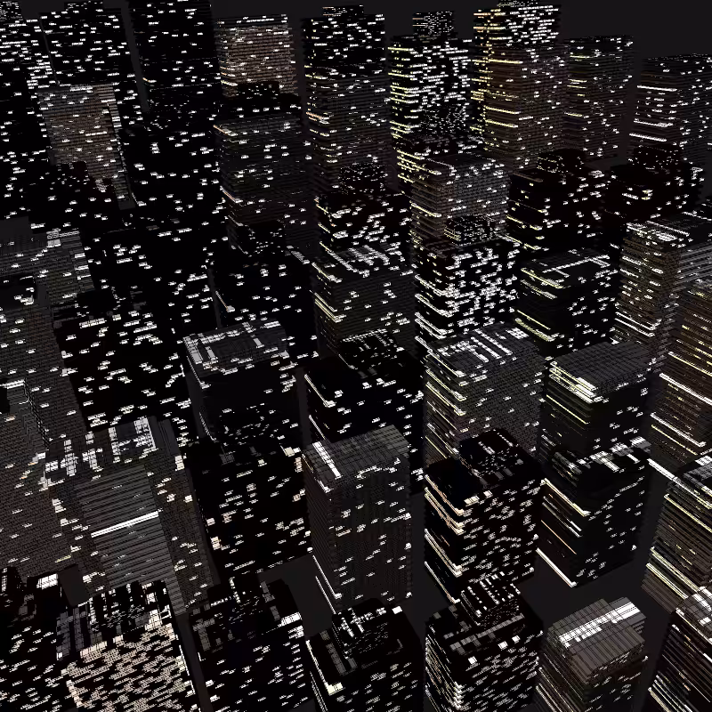 Night city glow #21
