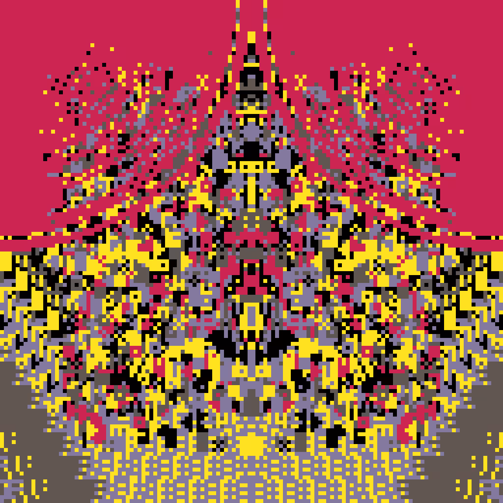 Ideocartogrpahy: Hyperspectral Temples #6