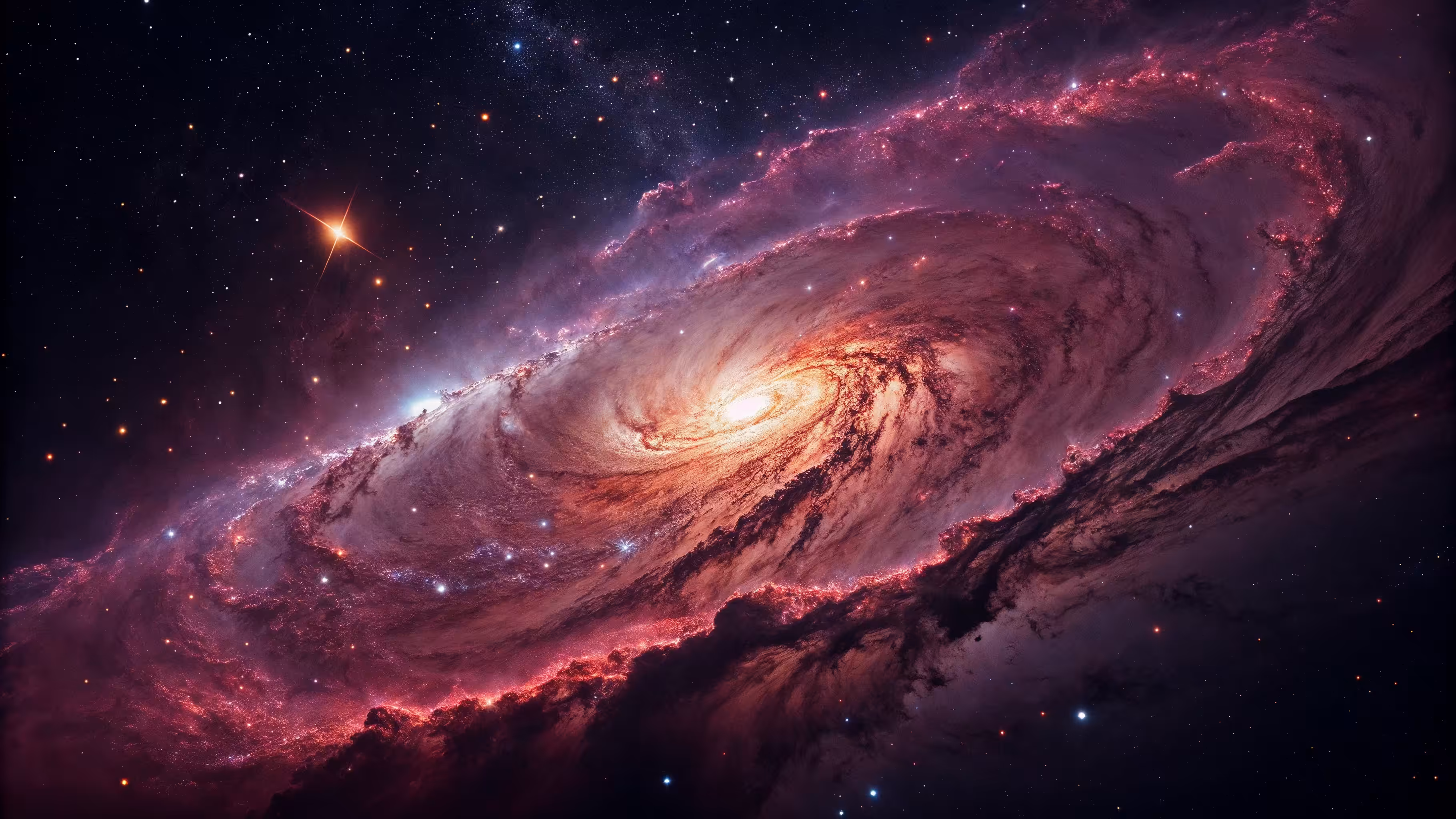 Inside the Red Nebula