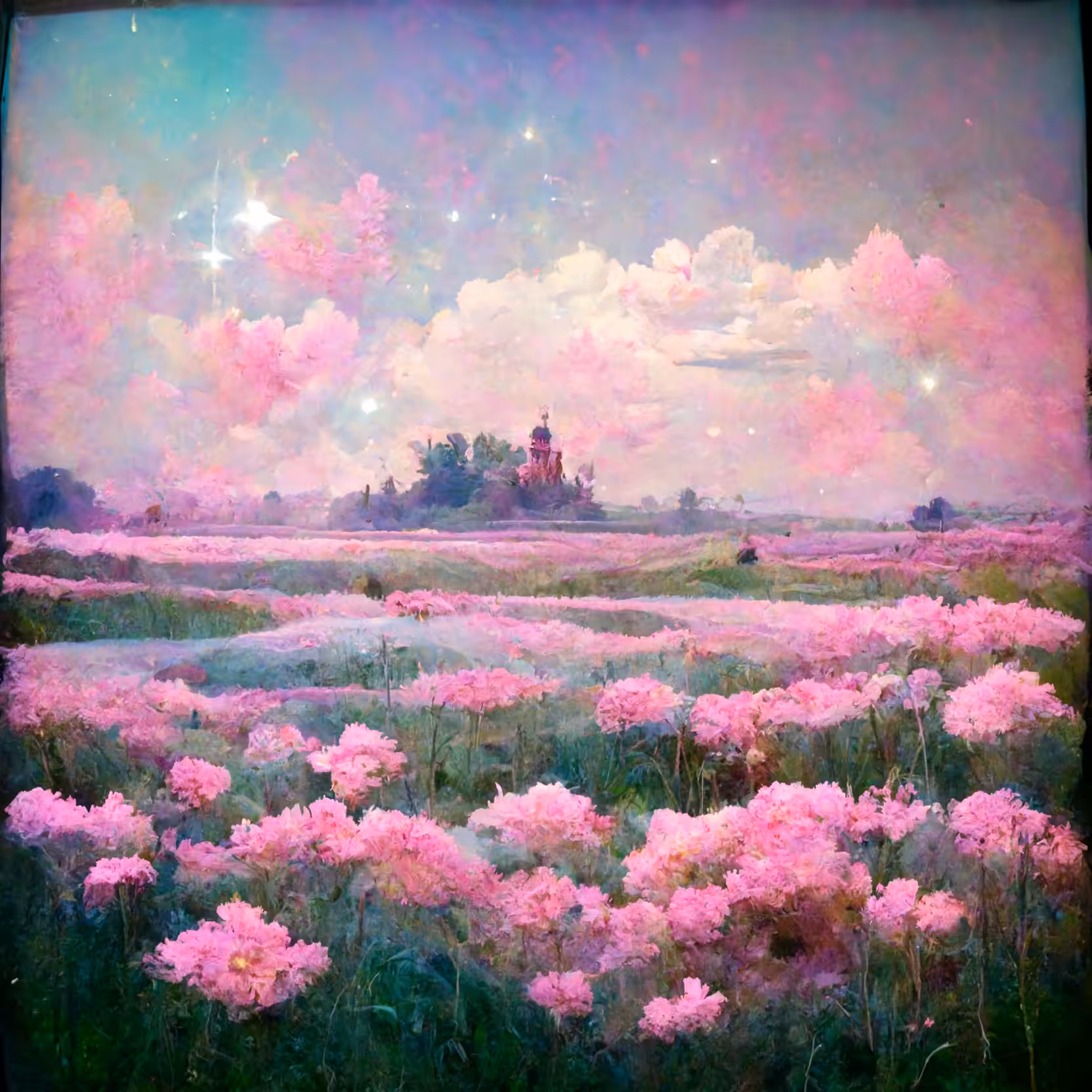 Pink Field 2 ☆ . ˖ ͘ ⭑ ֺ ๋
