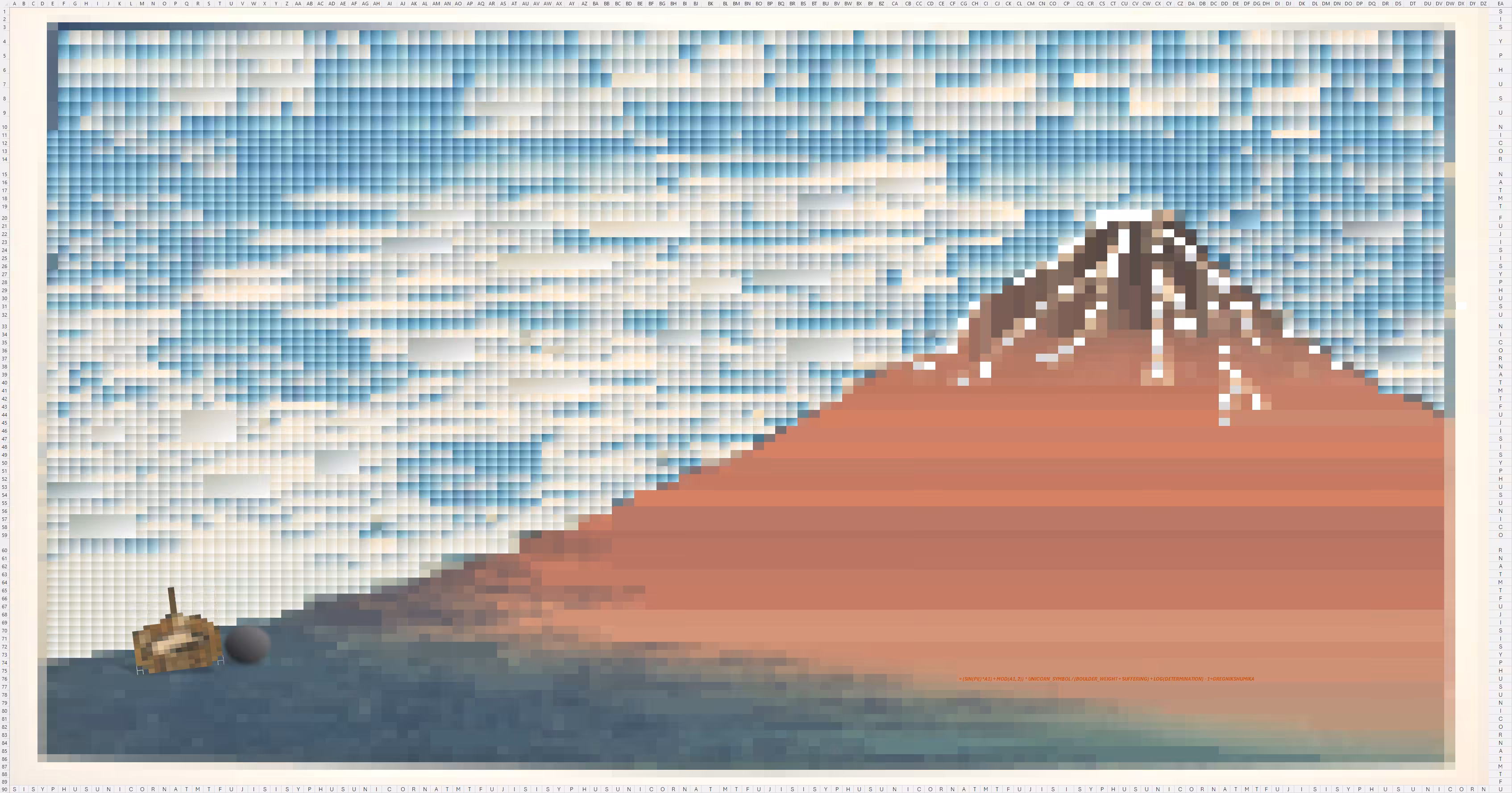 Unicorn Sisyphus at Mt. Fuji