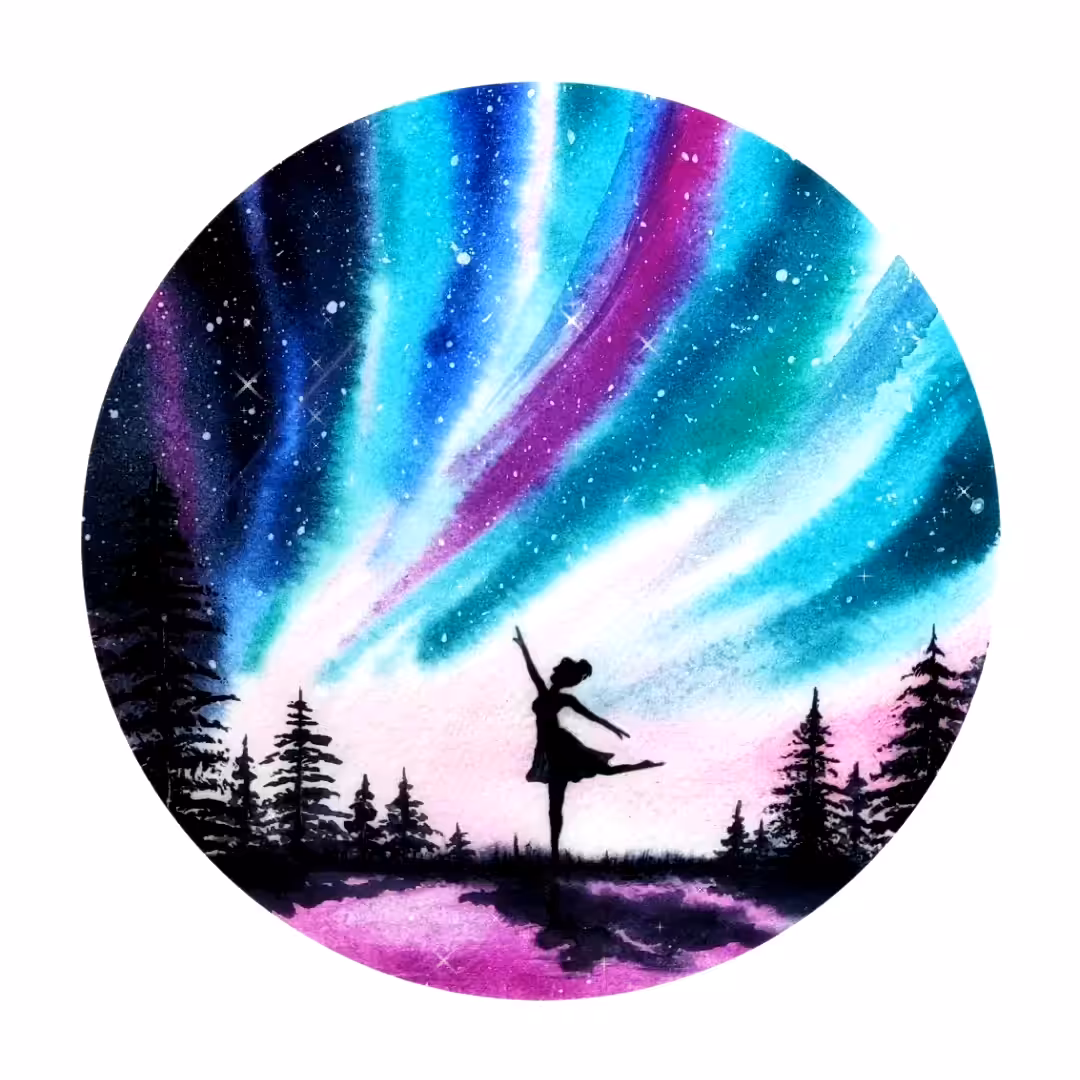 dancing with aurora...