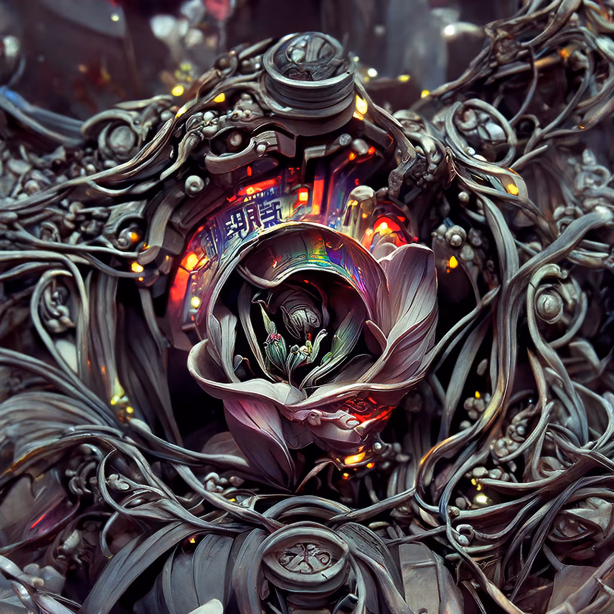 Armored Bionic Flower Blossom