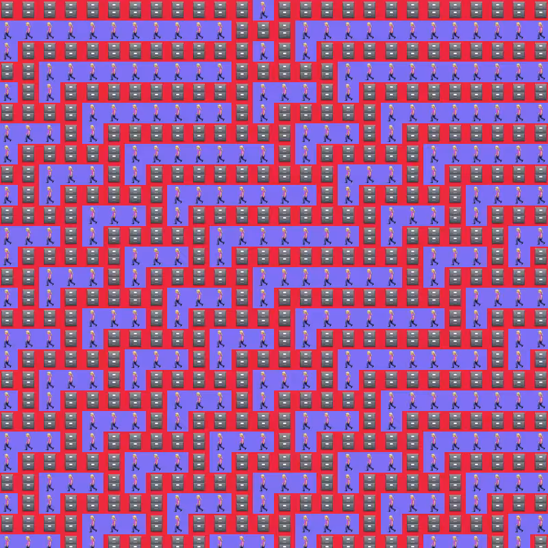 Elementary Cellular Emoji Automata #154