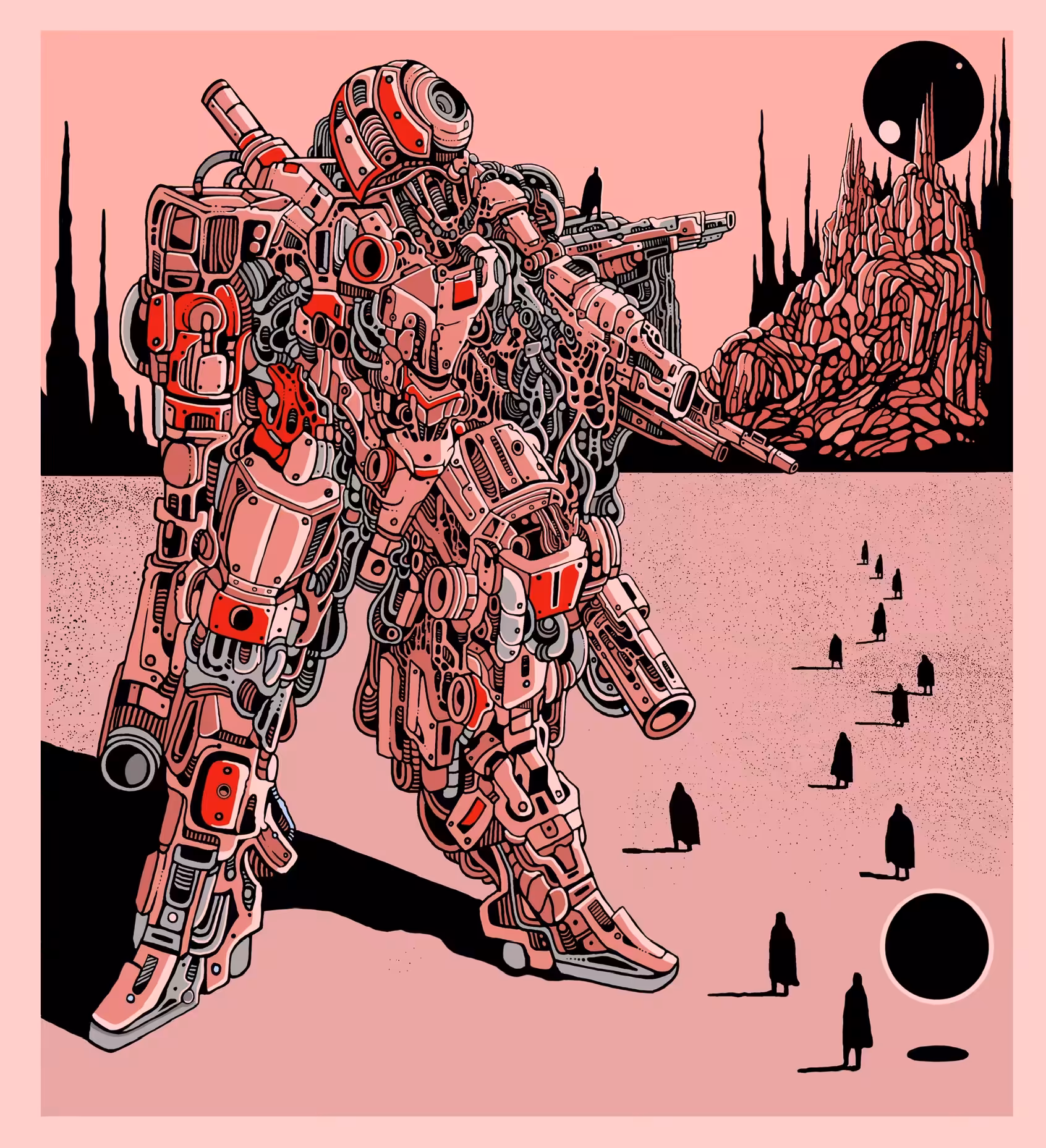 mecha in to darkness