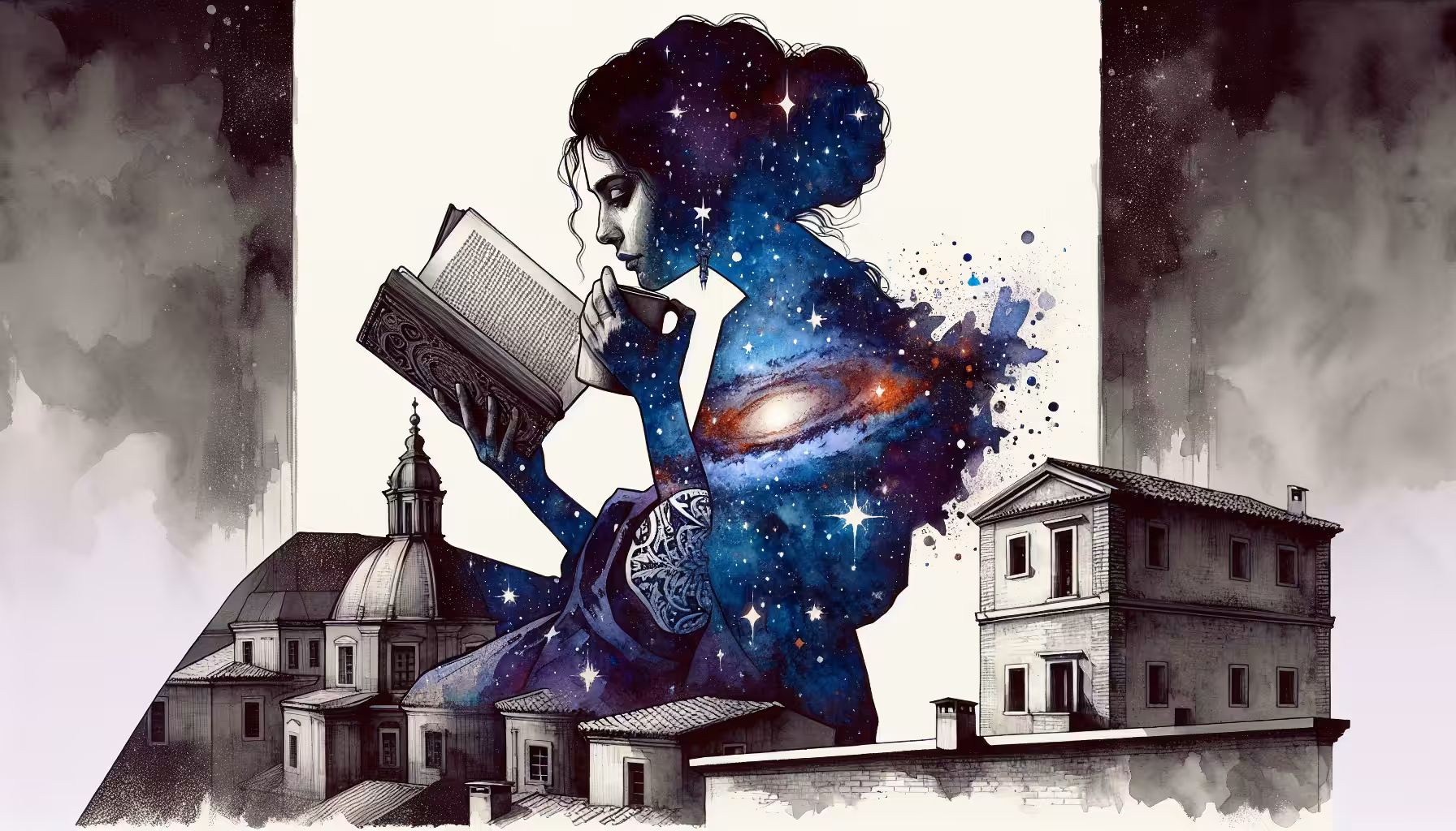 She Reads The Holy Book