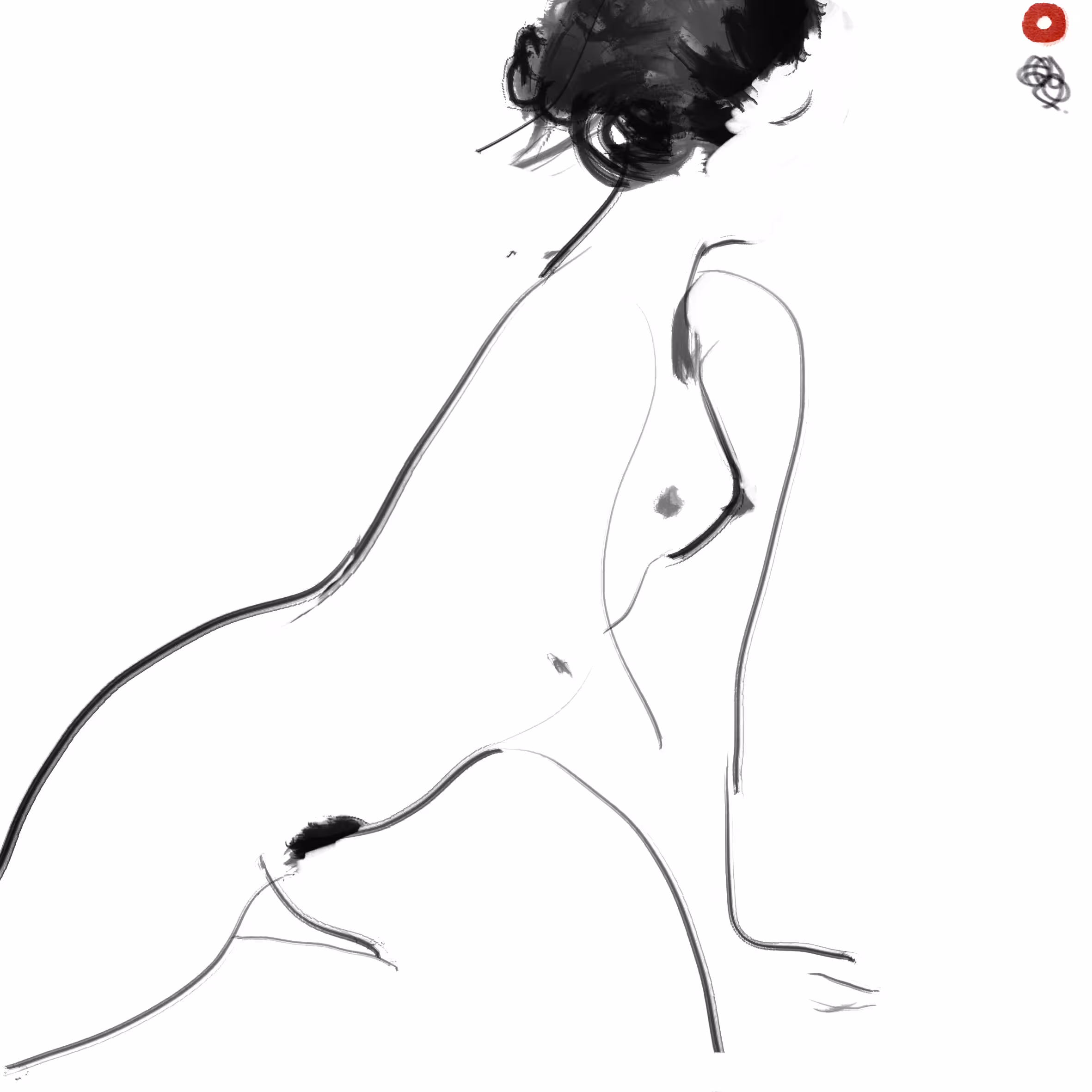 Girl with Black Hair